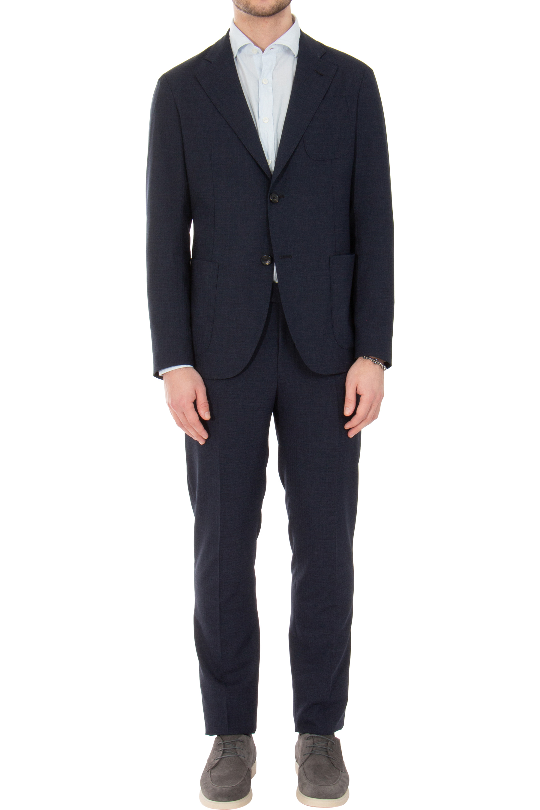 EMPORIO ARMANI Tropical Wool Stretch Suit City Line