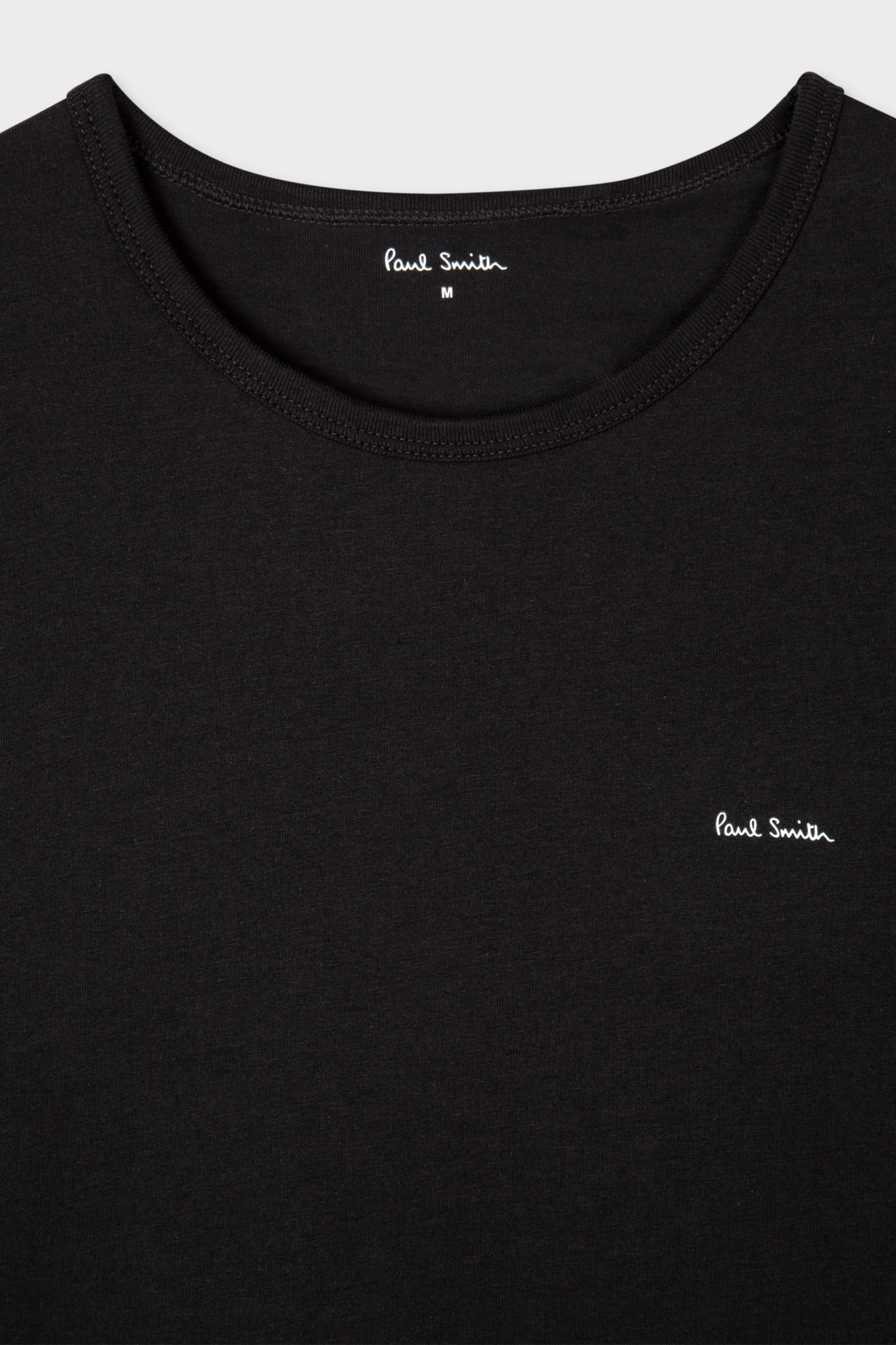 PAUL SMITH 3-Pack Organic Cotton Logo Lounge T-Shirts