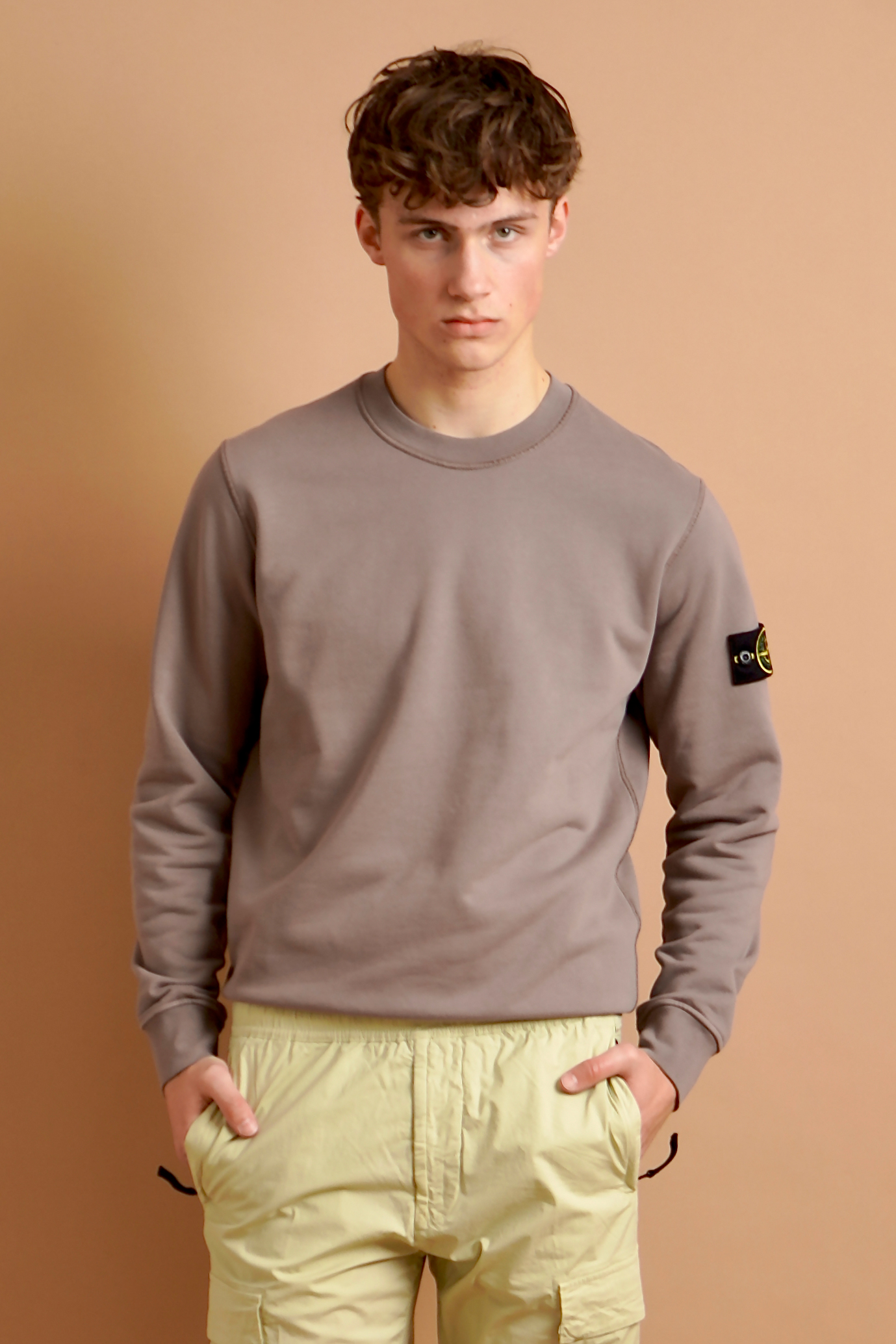 STONE ISLAND Cotton Crew Neck Sweatshirt