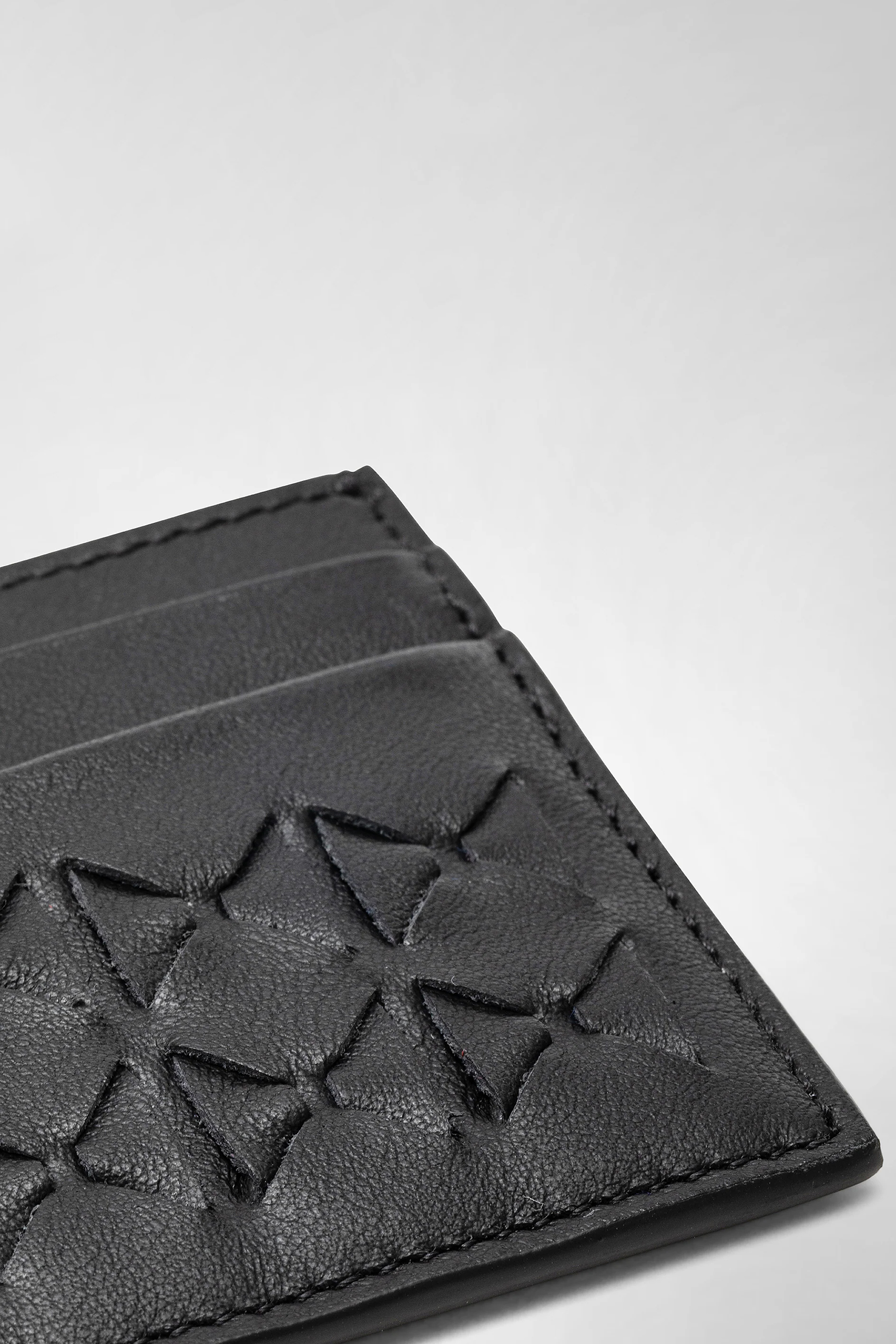 SERAPIAN Mosaico Leather Card Holder