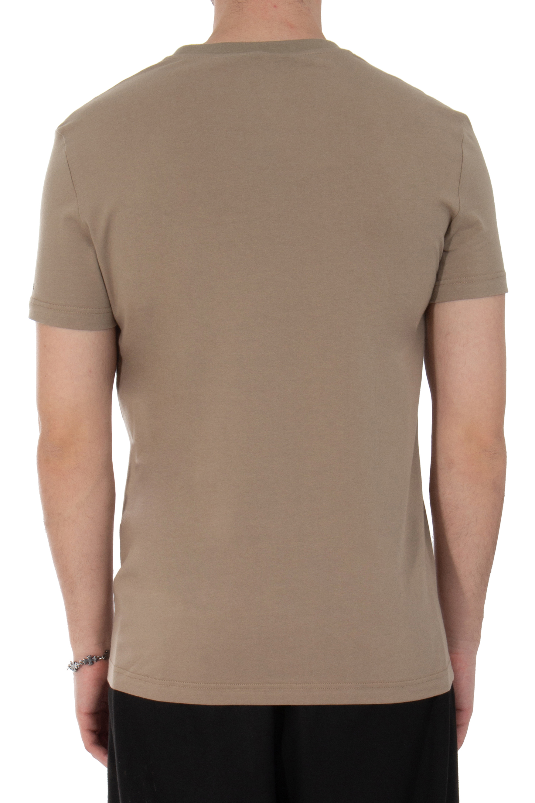 DSQUARED2 Round Neck Cotton Stretch T-Shirt