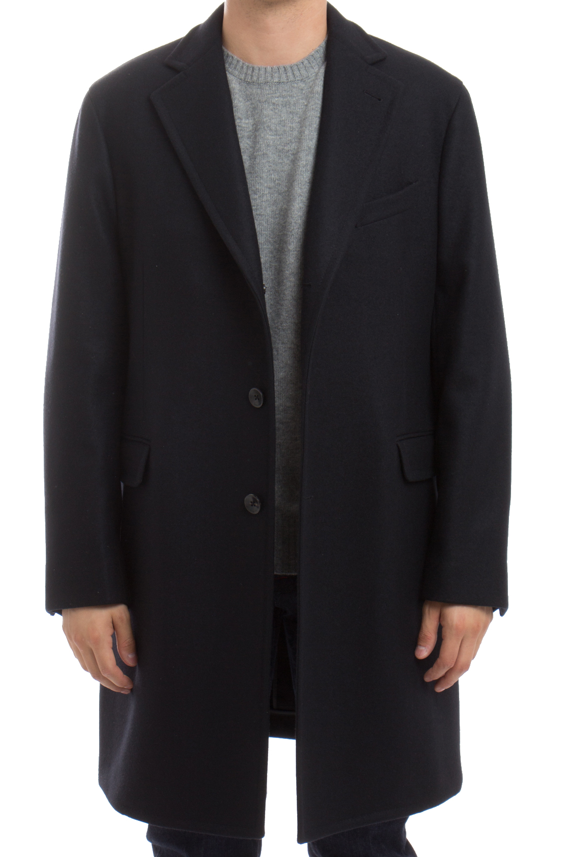 BOGLIOLI Single Breasted Wool Coat