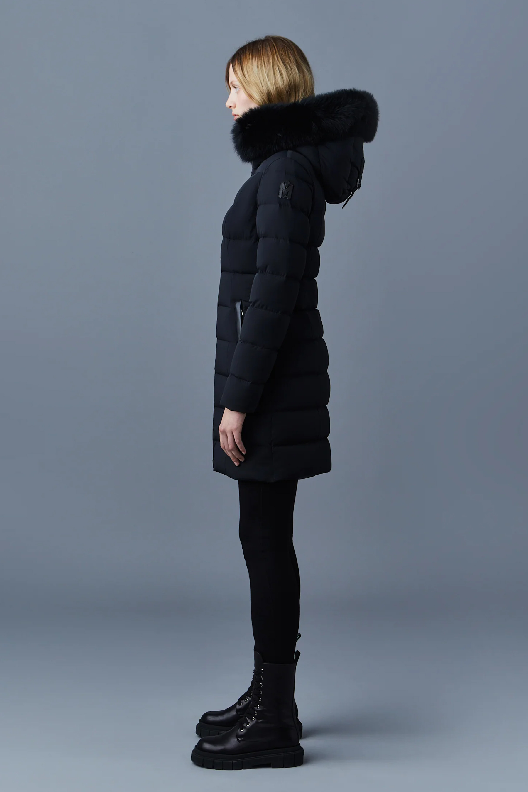 MACKAGE Recycled Nylon Stretch Down Coat Calla