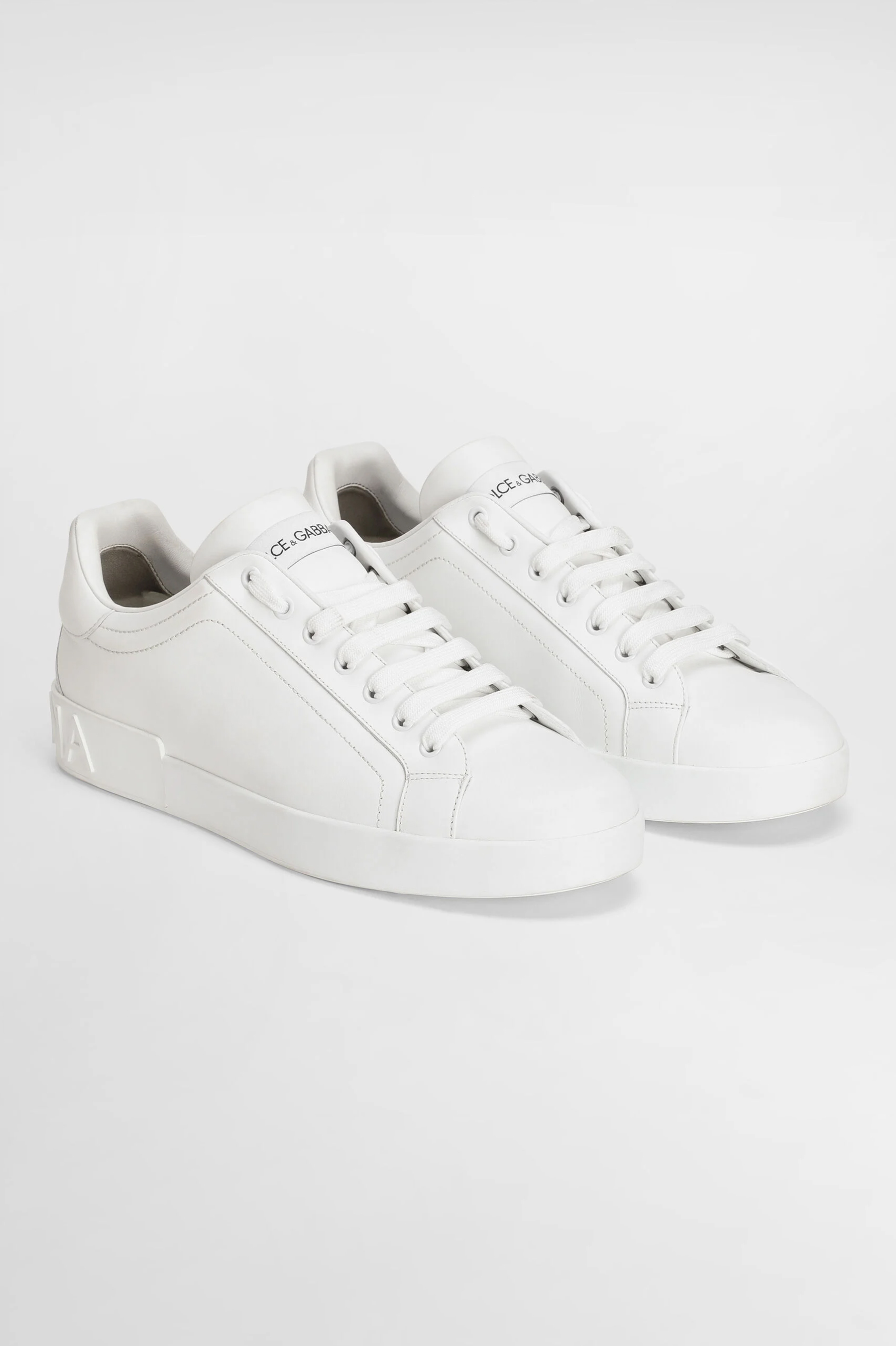 DOLCE & GABBANA Leather Sneakers Portofino