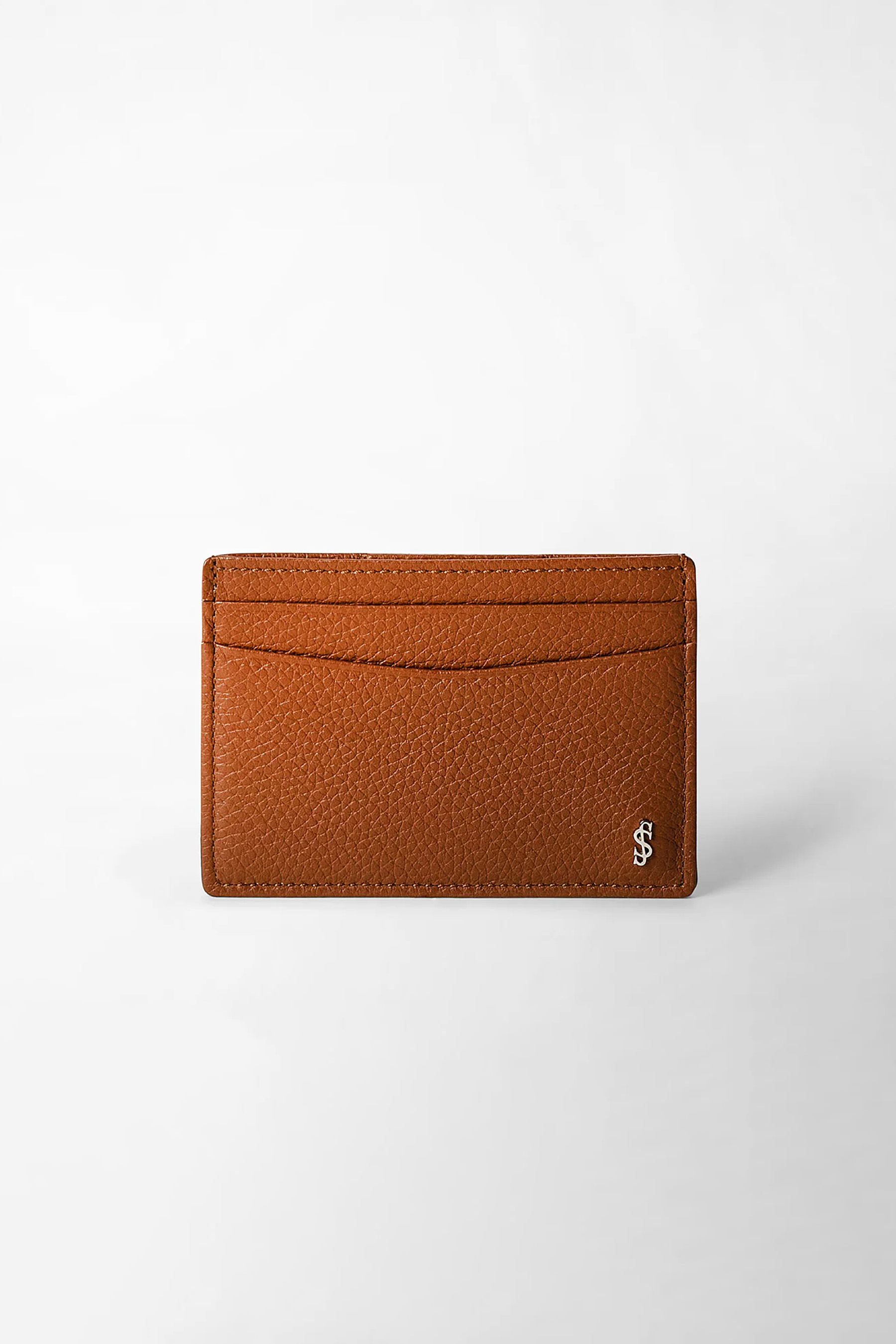 SERAPIAN Cashmere Leather Card Holder