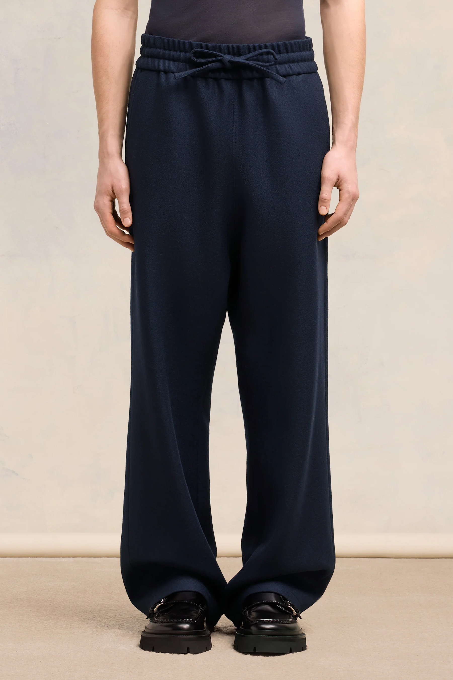 AMI PARIS Wide Virgin Wool Pants