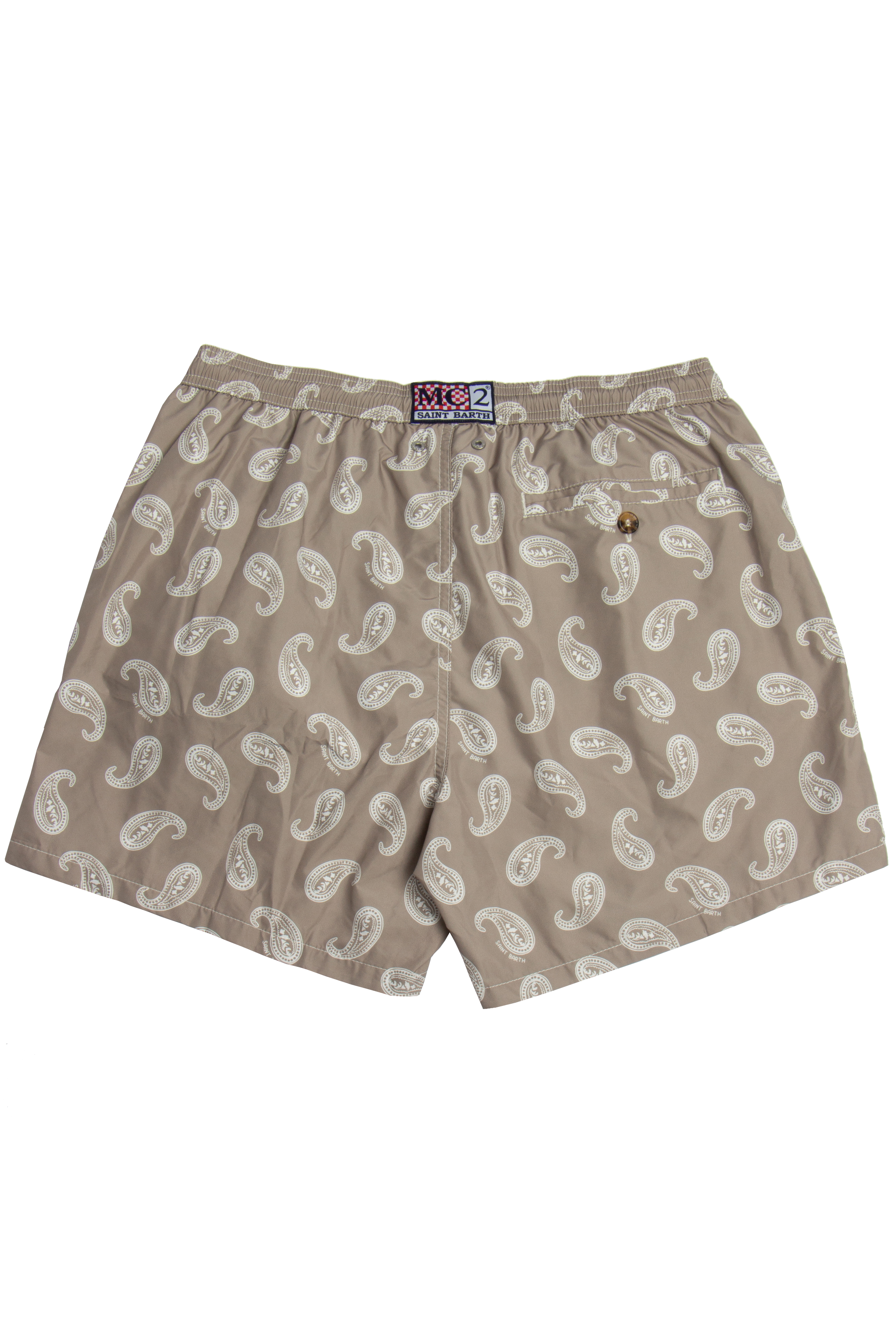 MC 2 SAINT BARTH Paisley Print Swim Shorts Lighting 