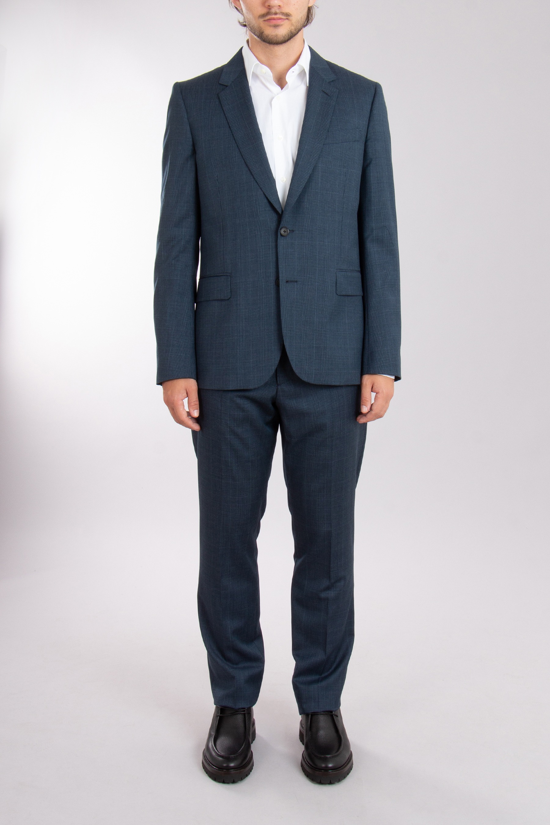 PAUL SMITH Tailored Fit Checked Wool Suit