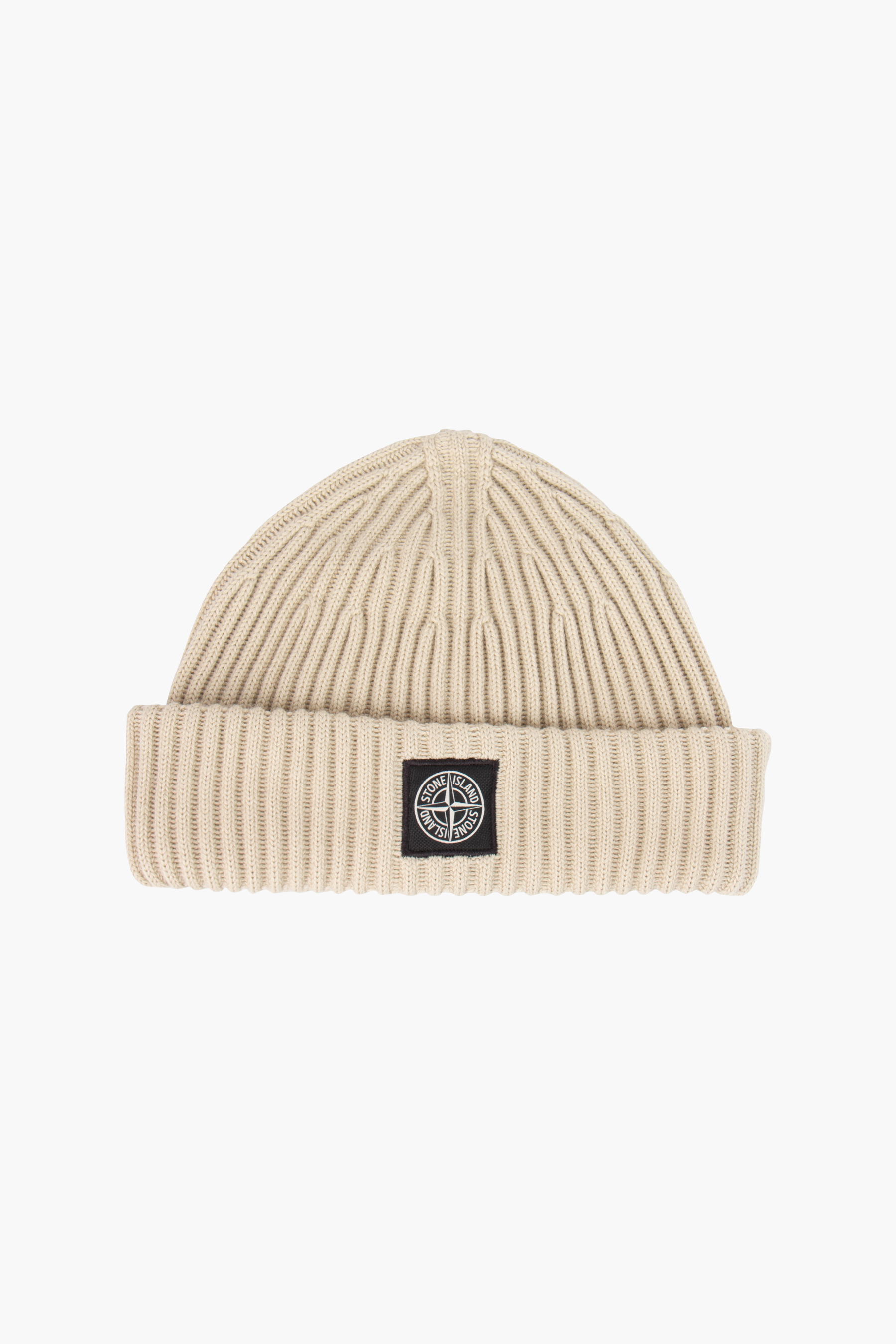 STONE ISLAND Full Rib Wool Beanie 