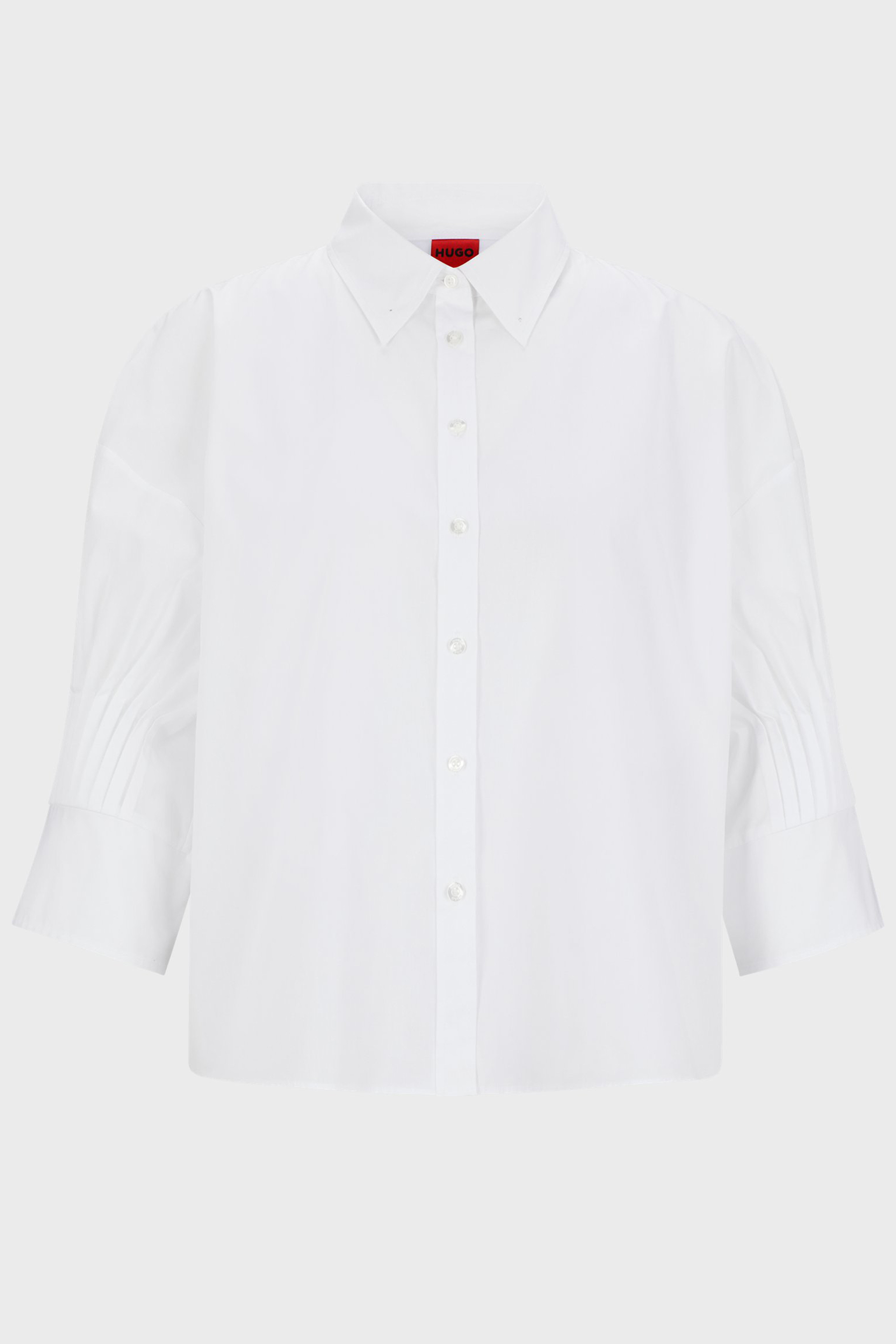 HUGO Organic Cotton Poplin Blouse Etje