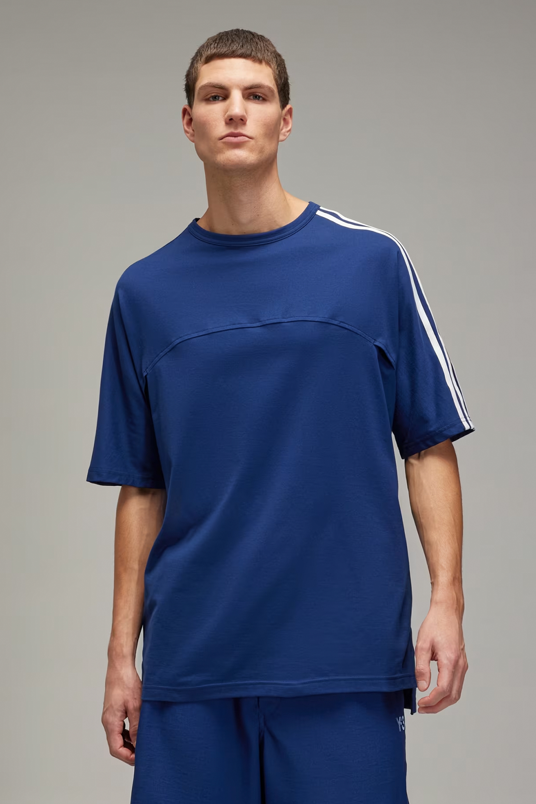 Y-3 3-Stripes Cotton Jersey T-Shirt