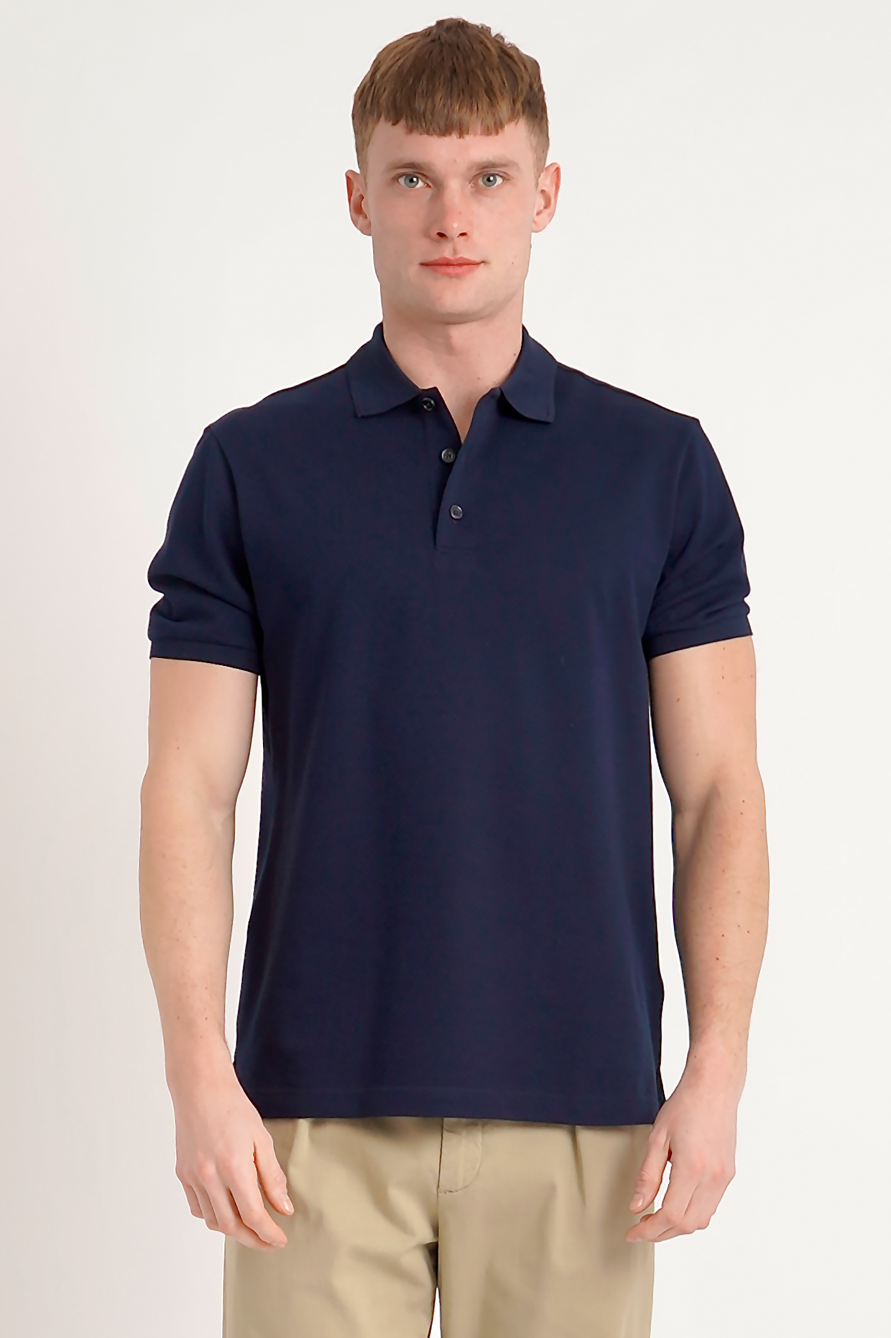 BRIONI Cotton Piqué Polo Shirt 