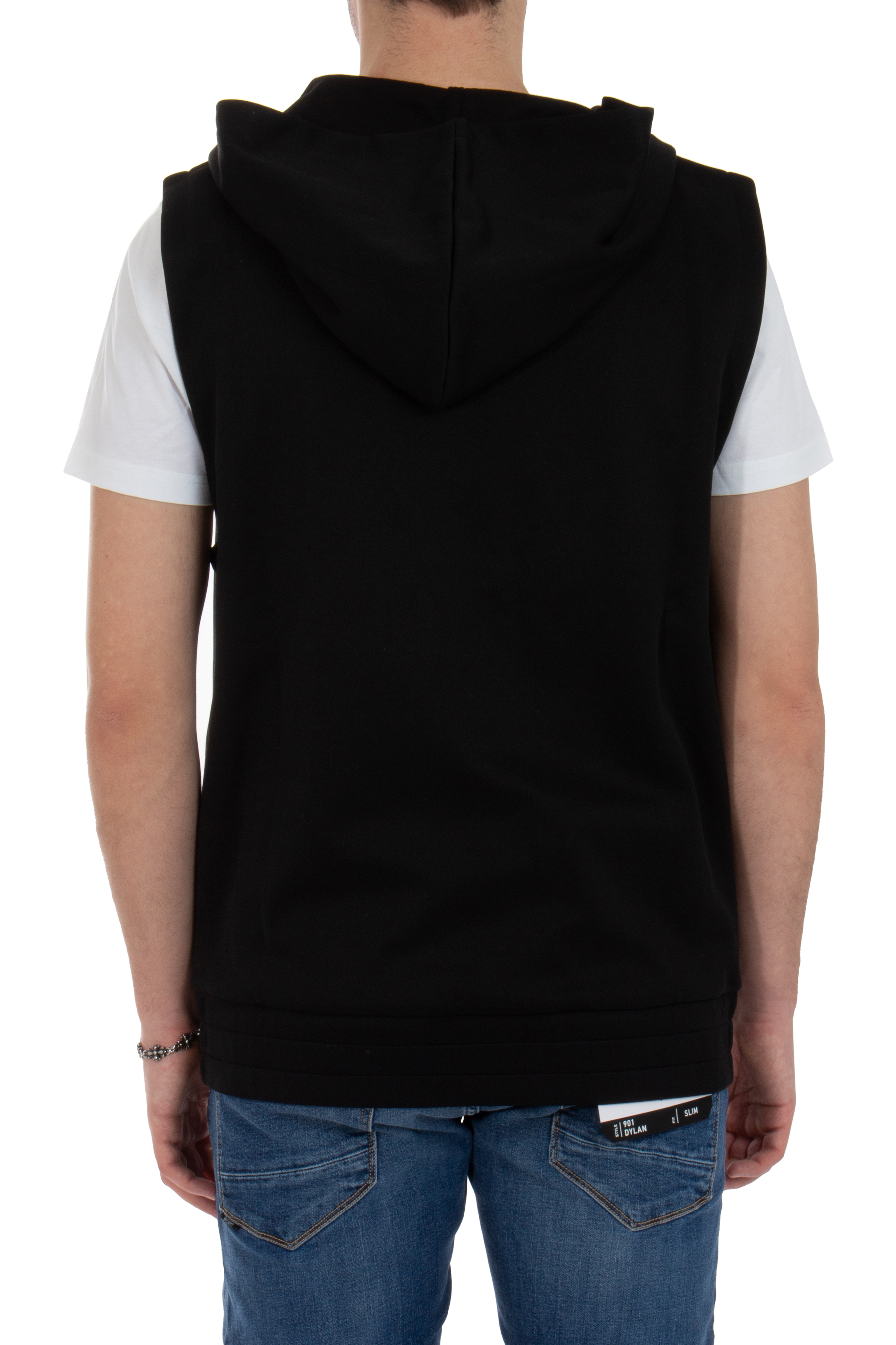 GIUSEPPE ZANOTTI Sleeveless Track Jacket