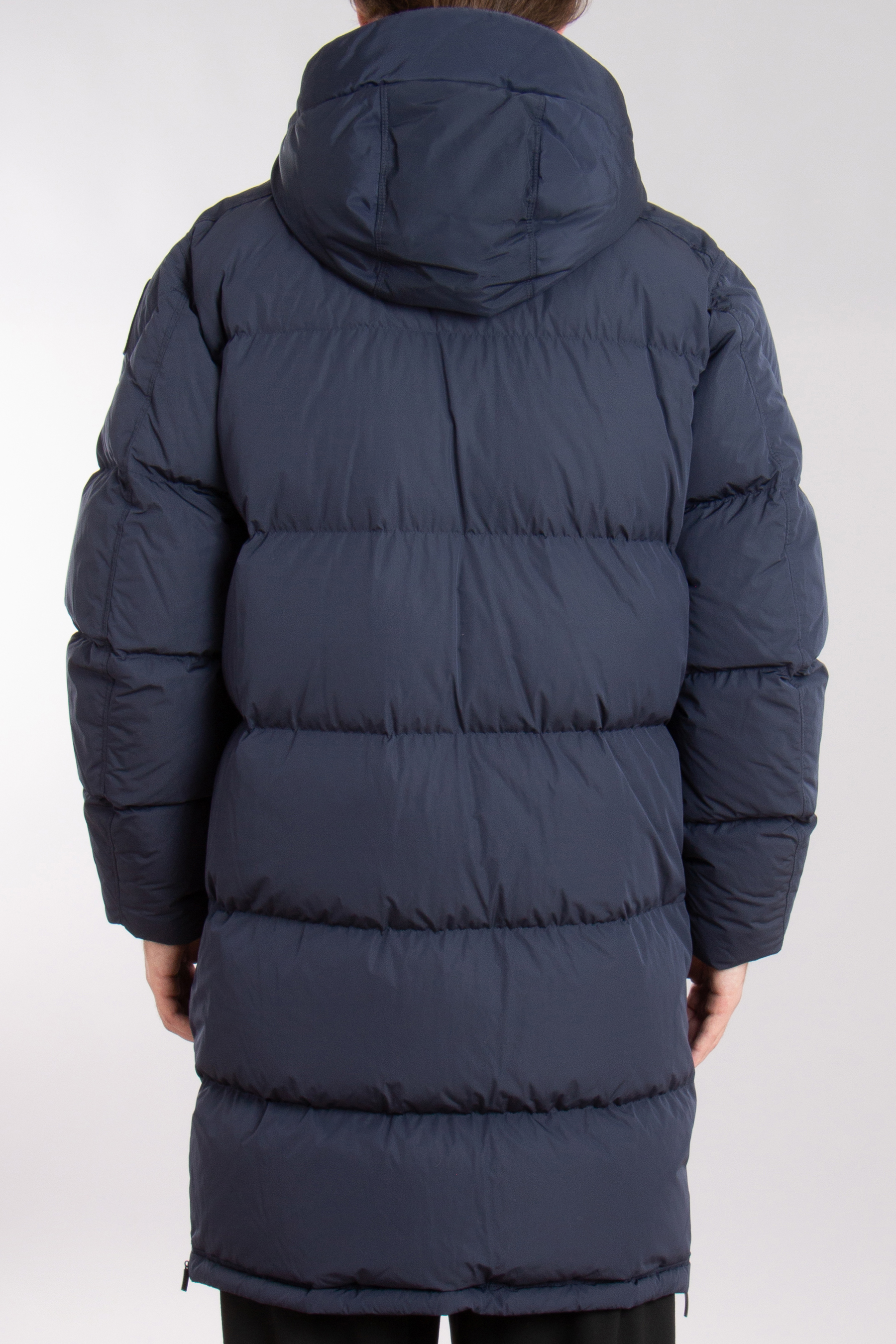 PARAJUMPERS Hooded Micro Ripstop Down Coat Long Bear