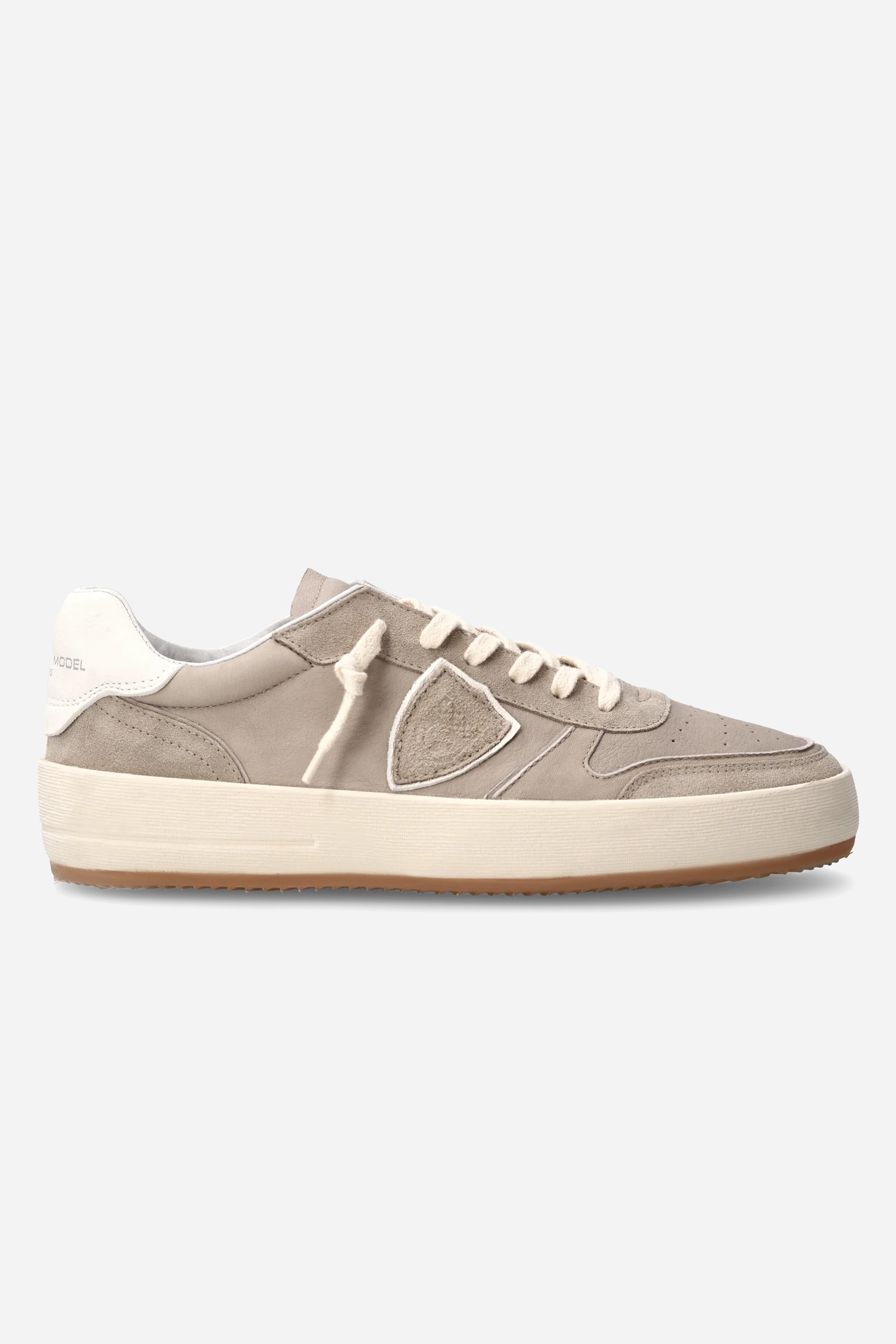 PHILIPPE MODEL Leather & Suede Sneakers Nice Low