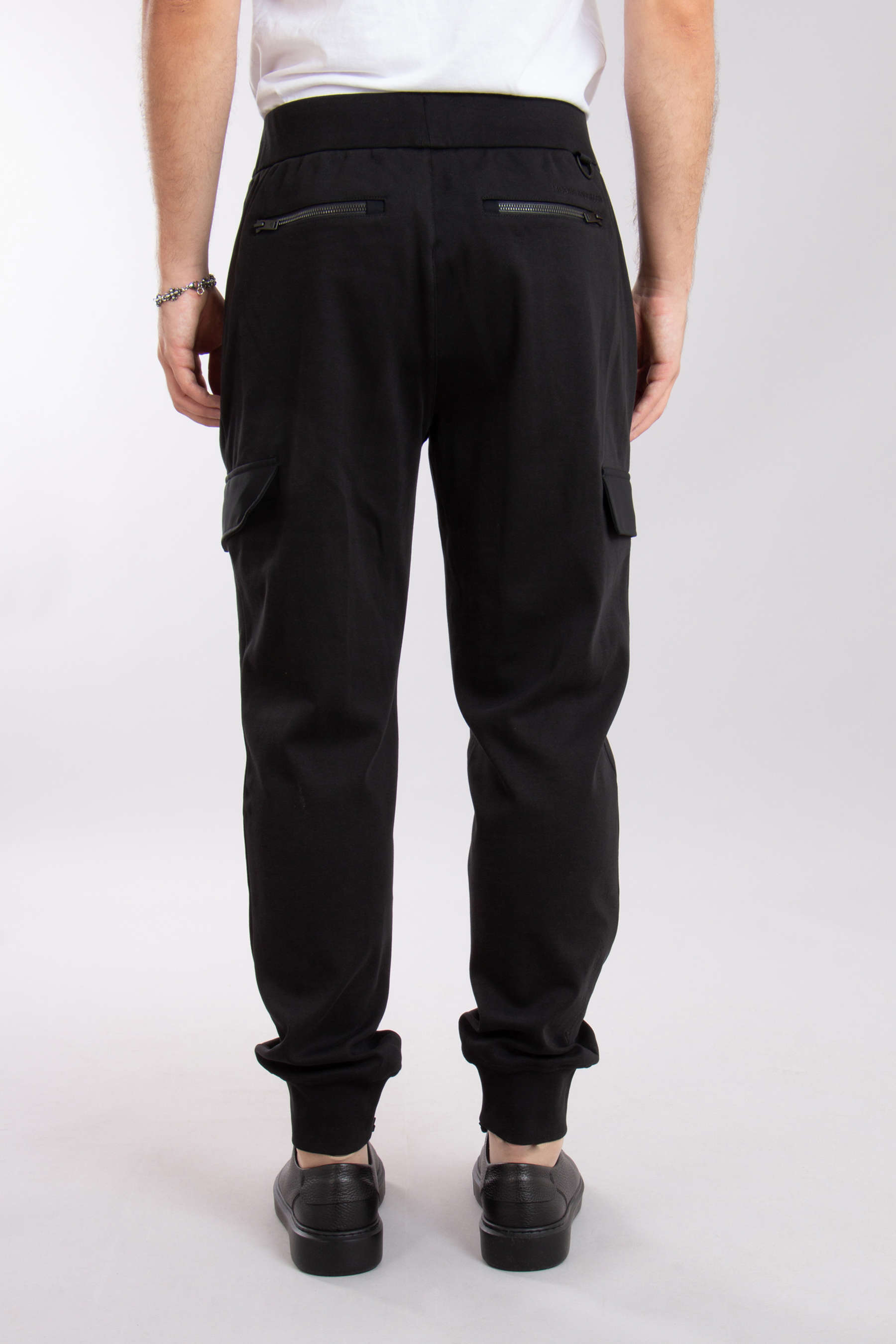 MOOSE KNUCKLES Cotton Jersey Sweatpants Perido Sleek Cargo