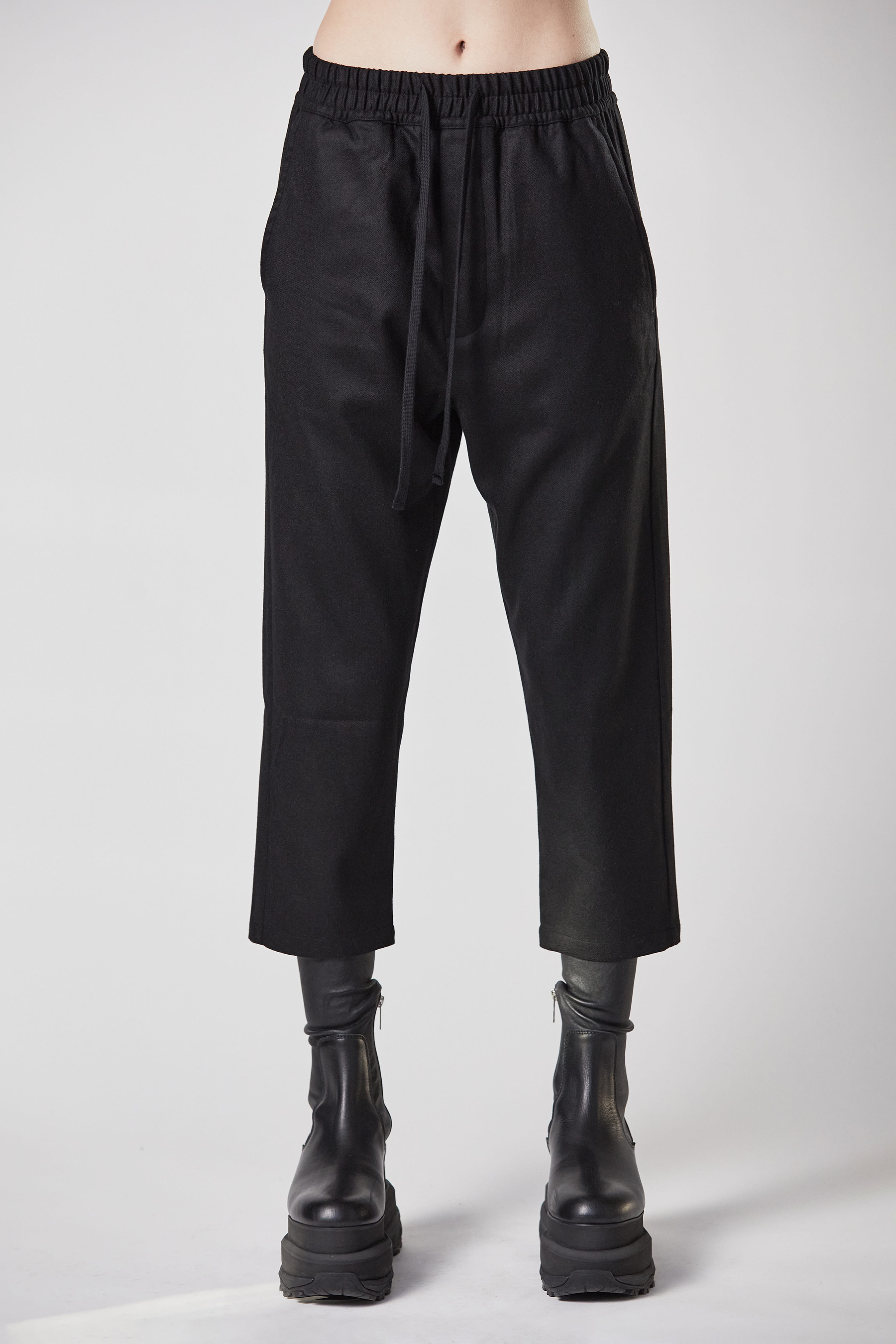 THOM KROM Low Crotch Wool Stretch Pants