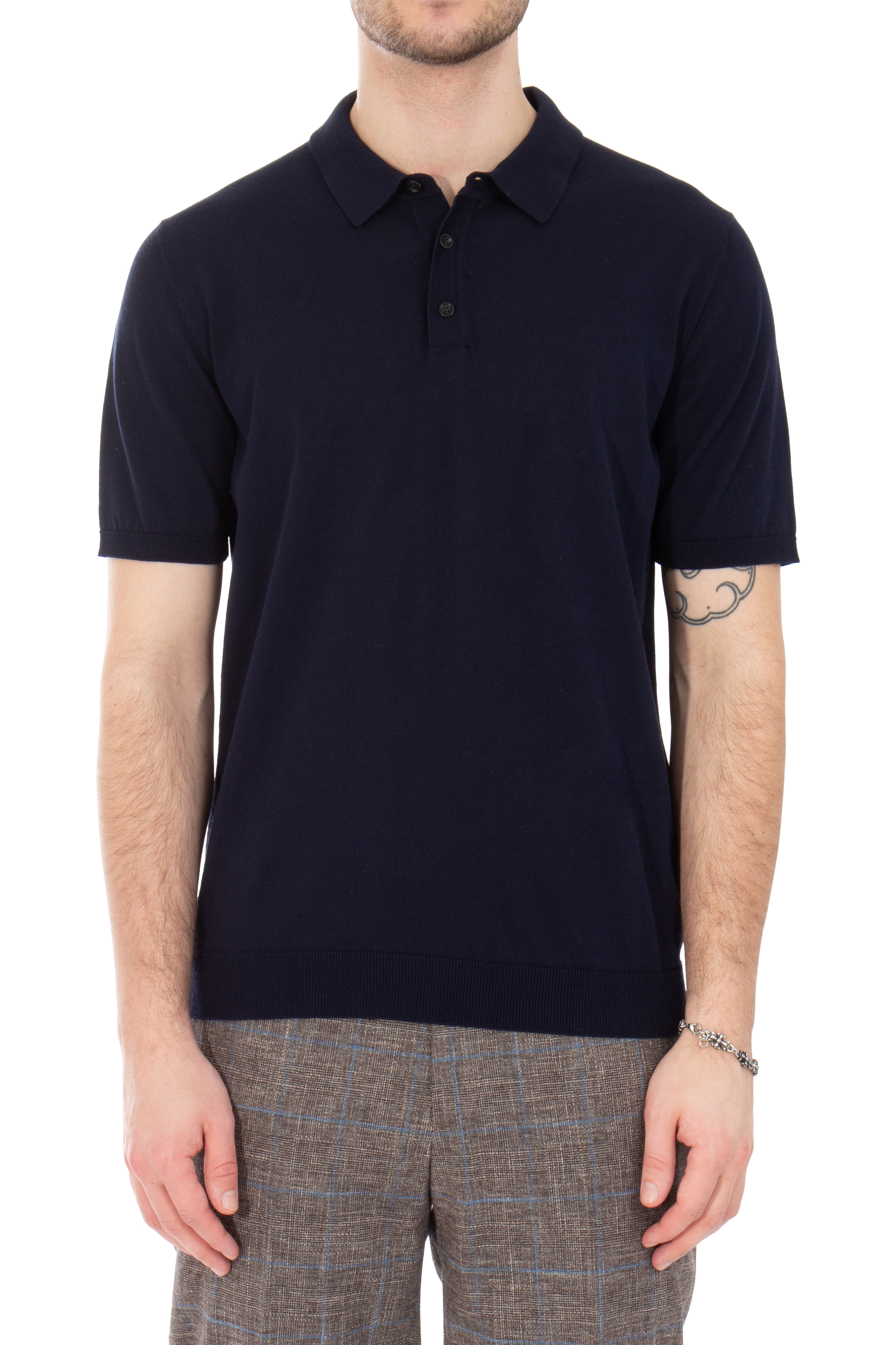 ROBERTO COLLINA Cotton Knit Polo