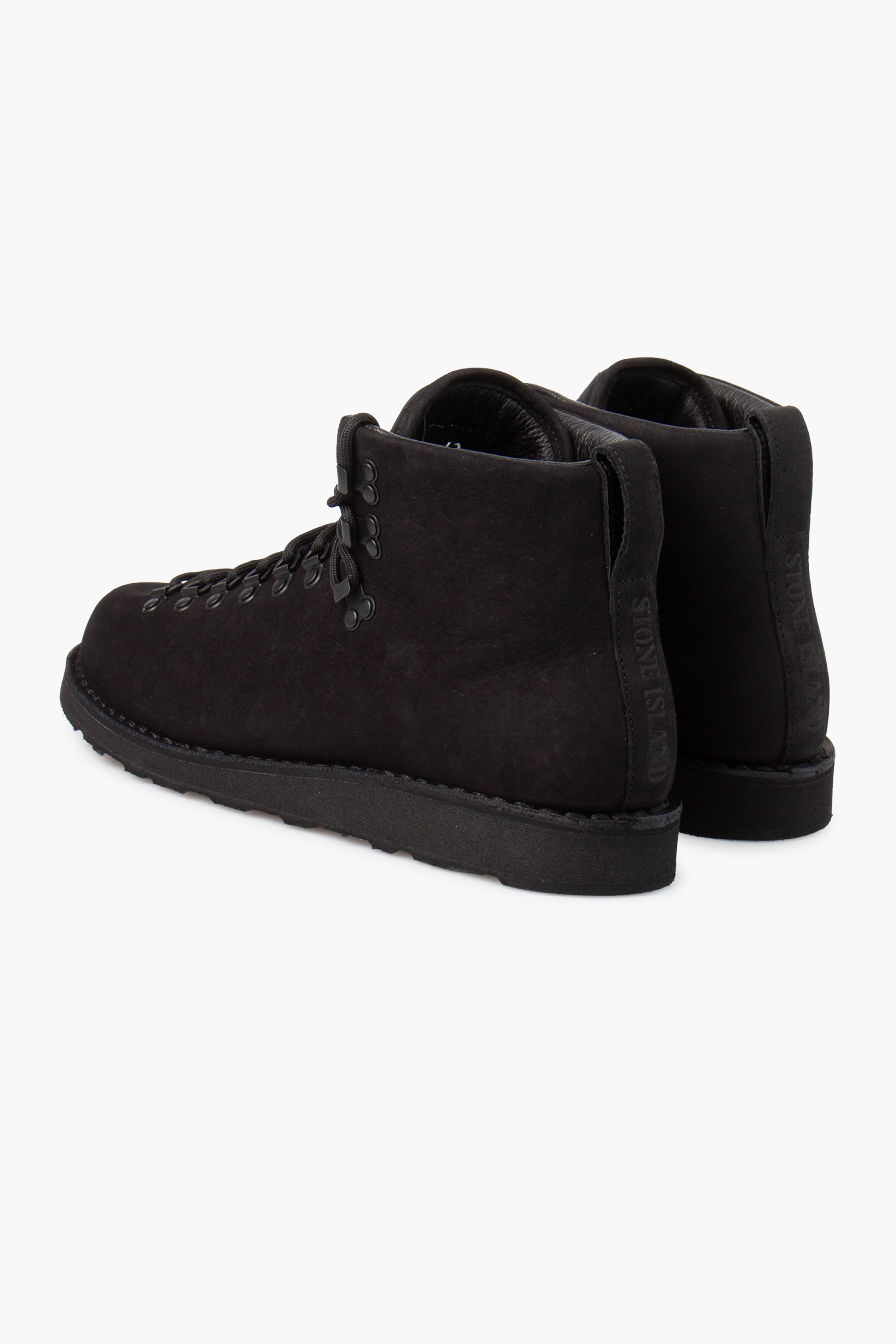 STONE ISLAND Leather Ankle Boots