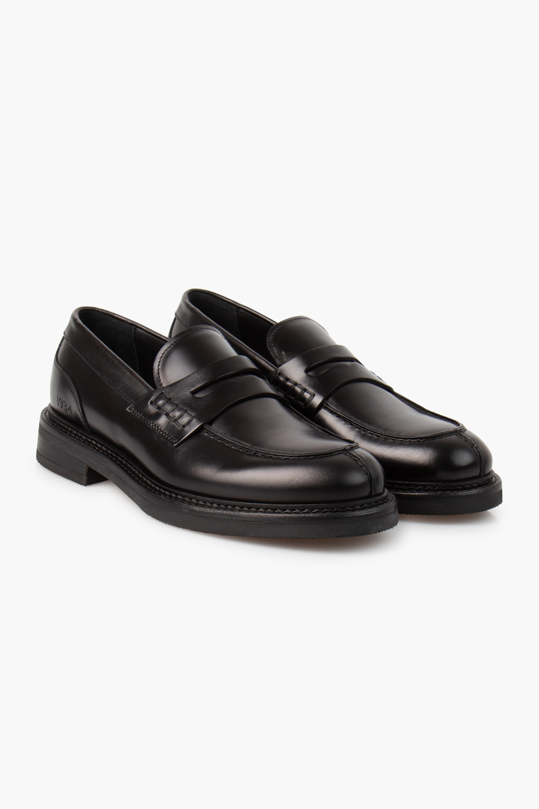 CANALI Smooth Calfskin Penny Loafers