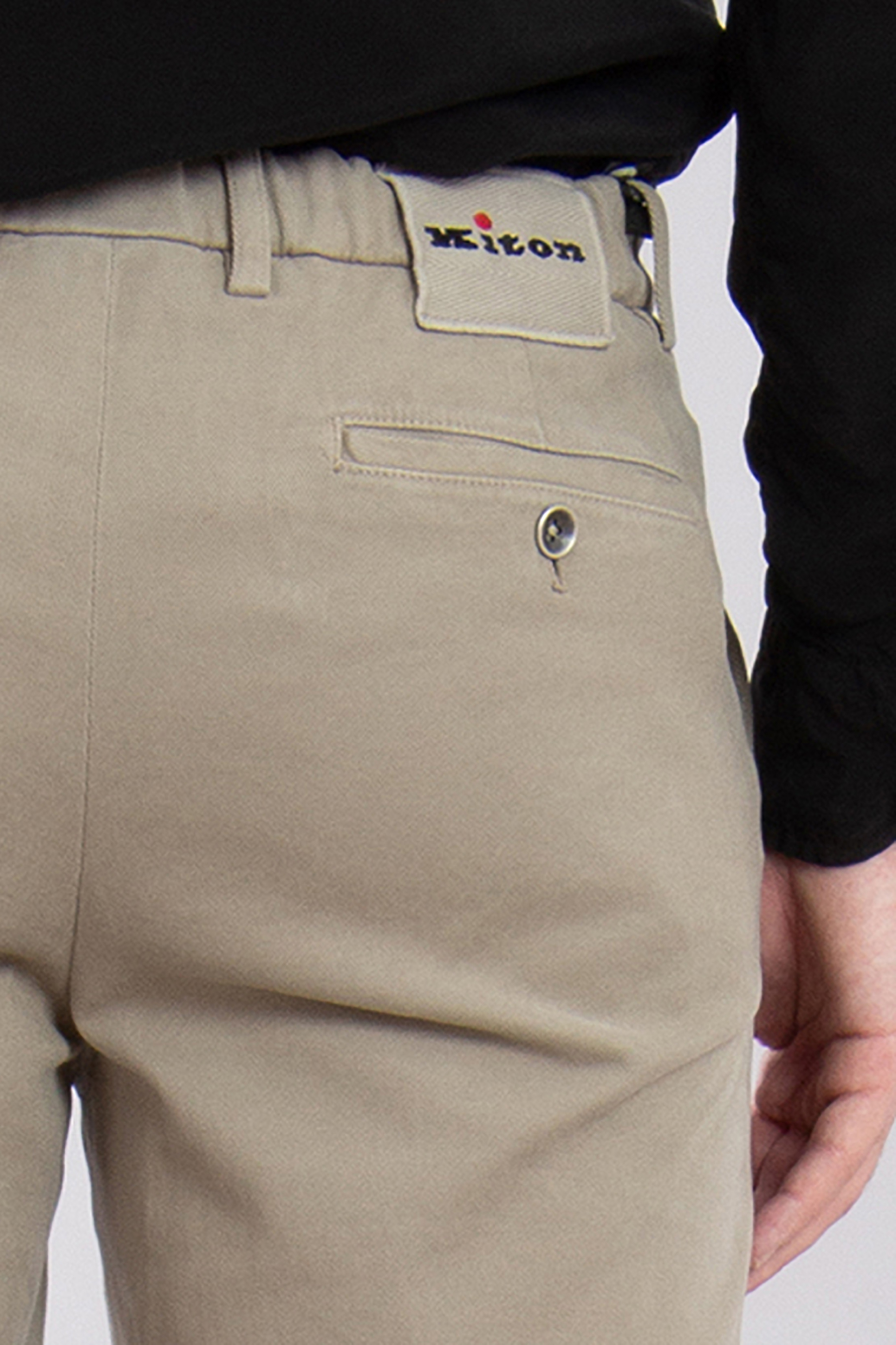 KITON Cotton Stretch Chino Pants