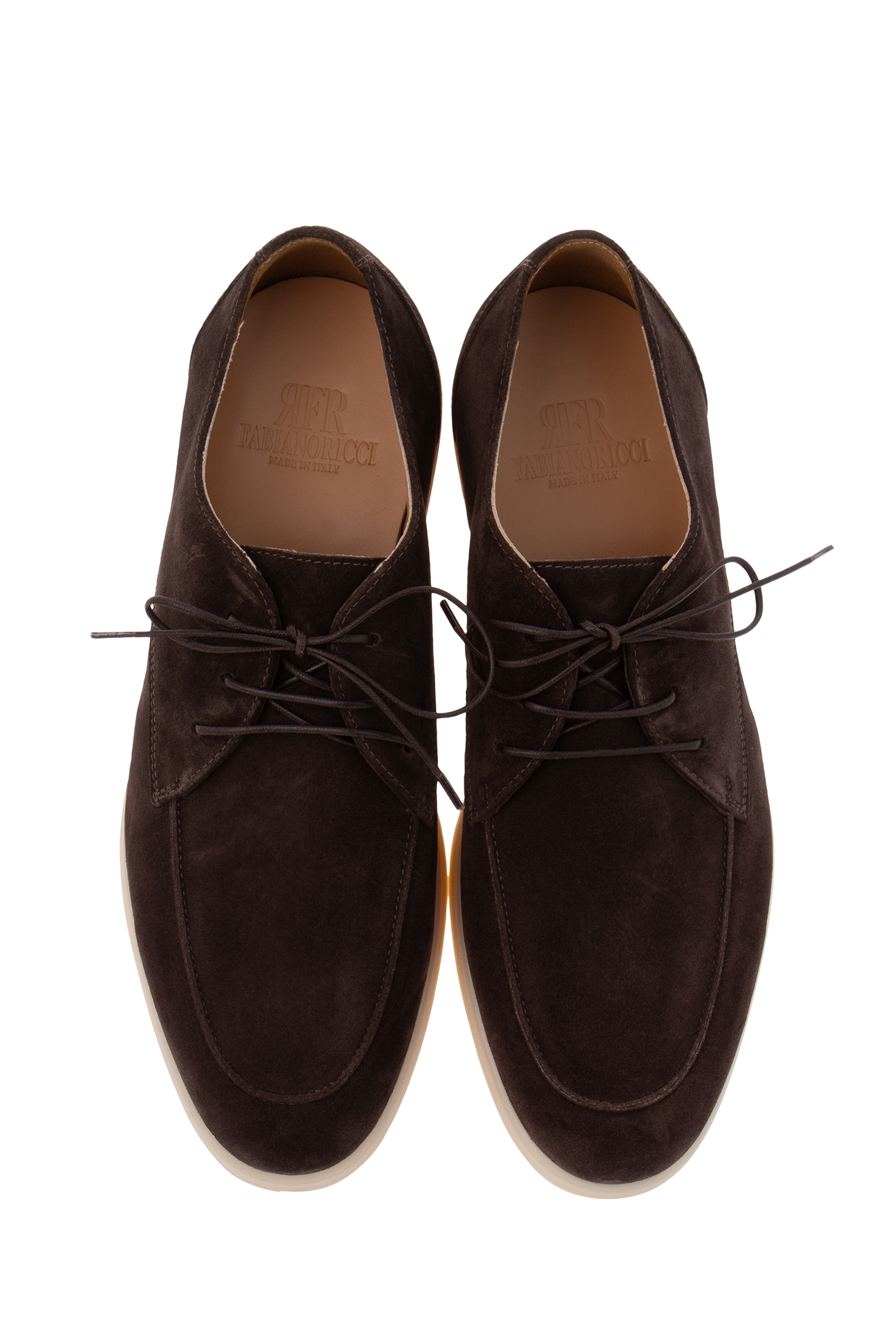 FABIANO RICCI Suede Derby Shoes