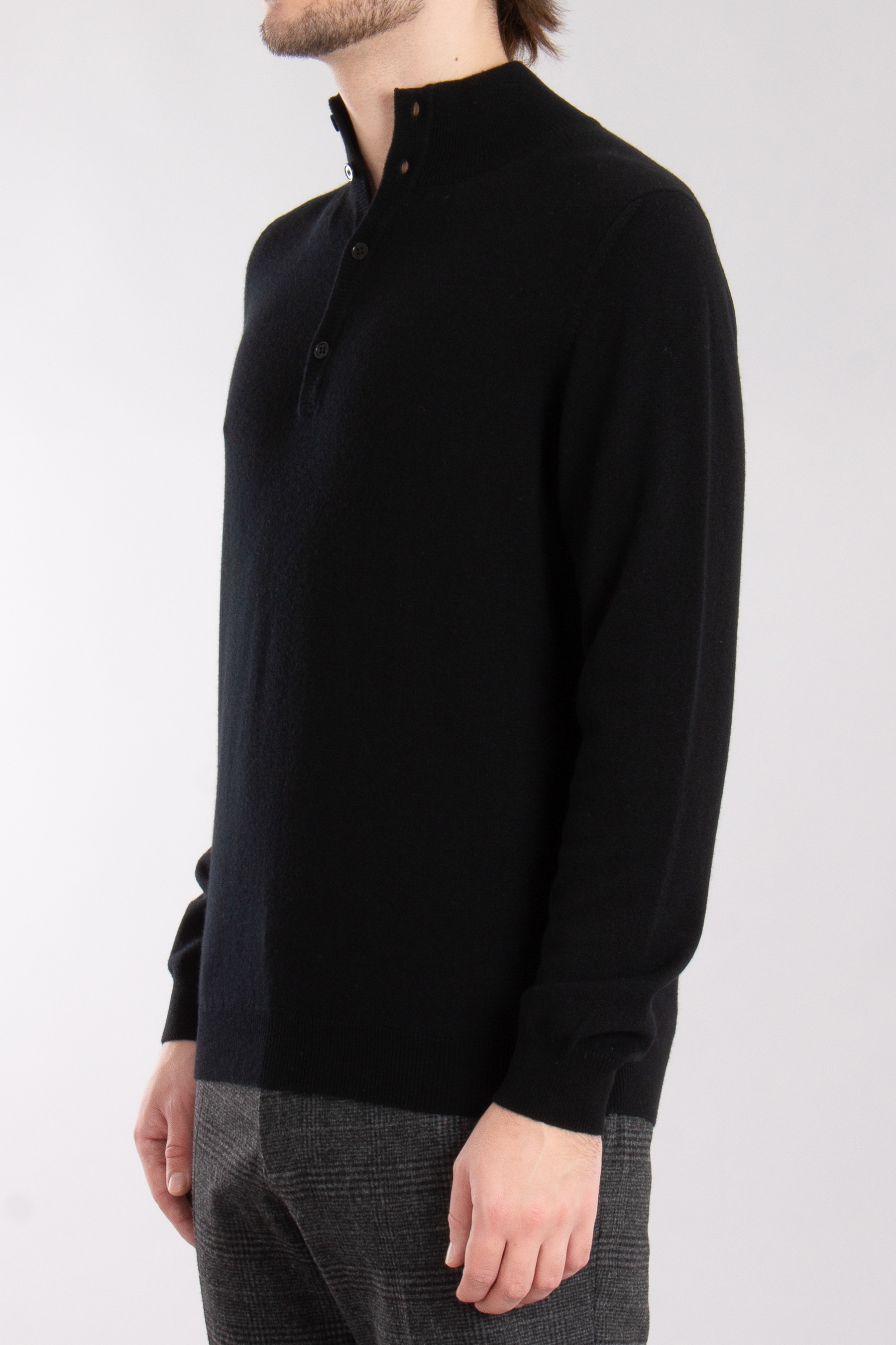 AIDA BARNI Cashmere Mock Neck Sweater