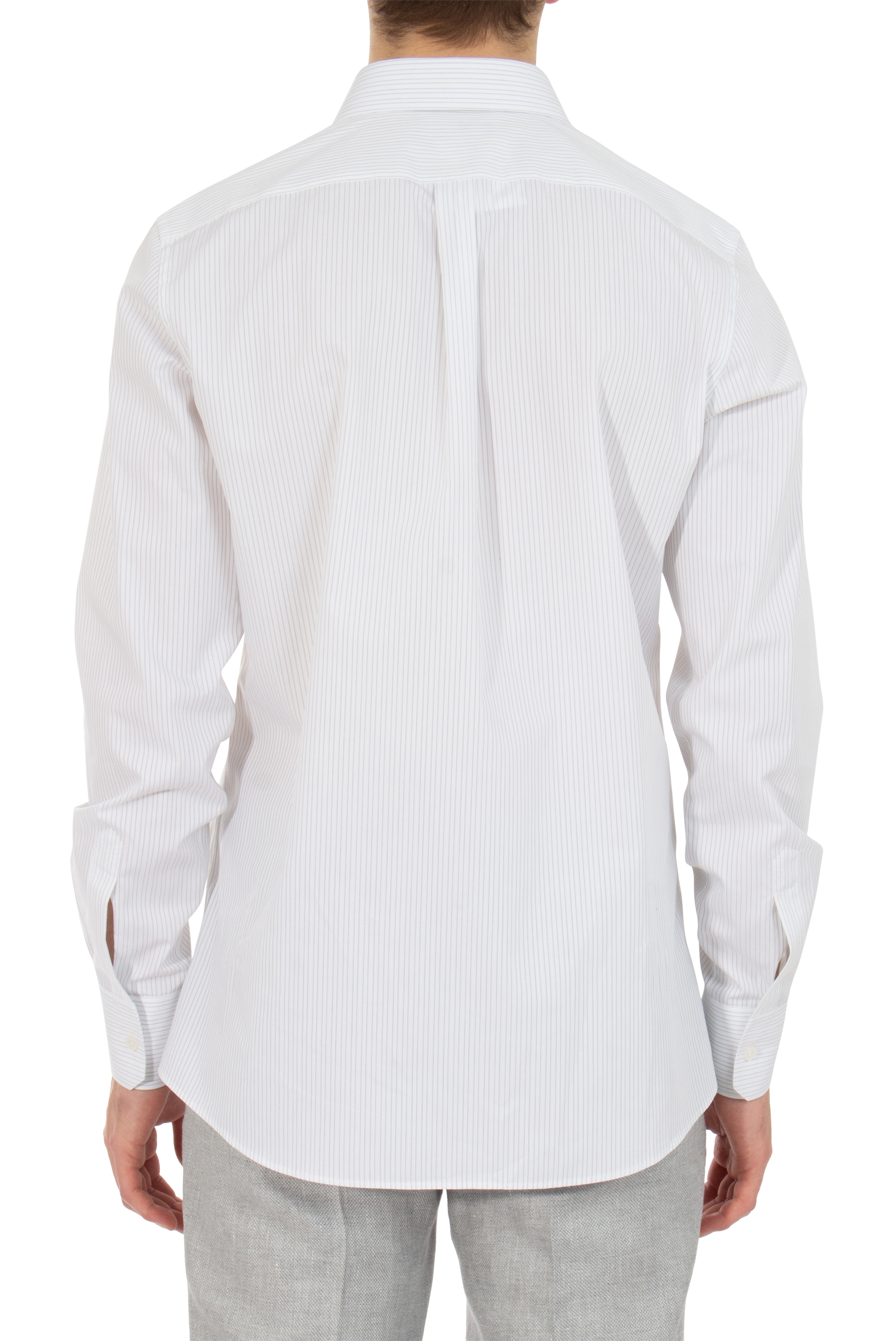 DOLCE & GABBANA Striped Cotton Business Shirt