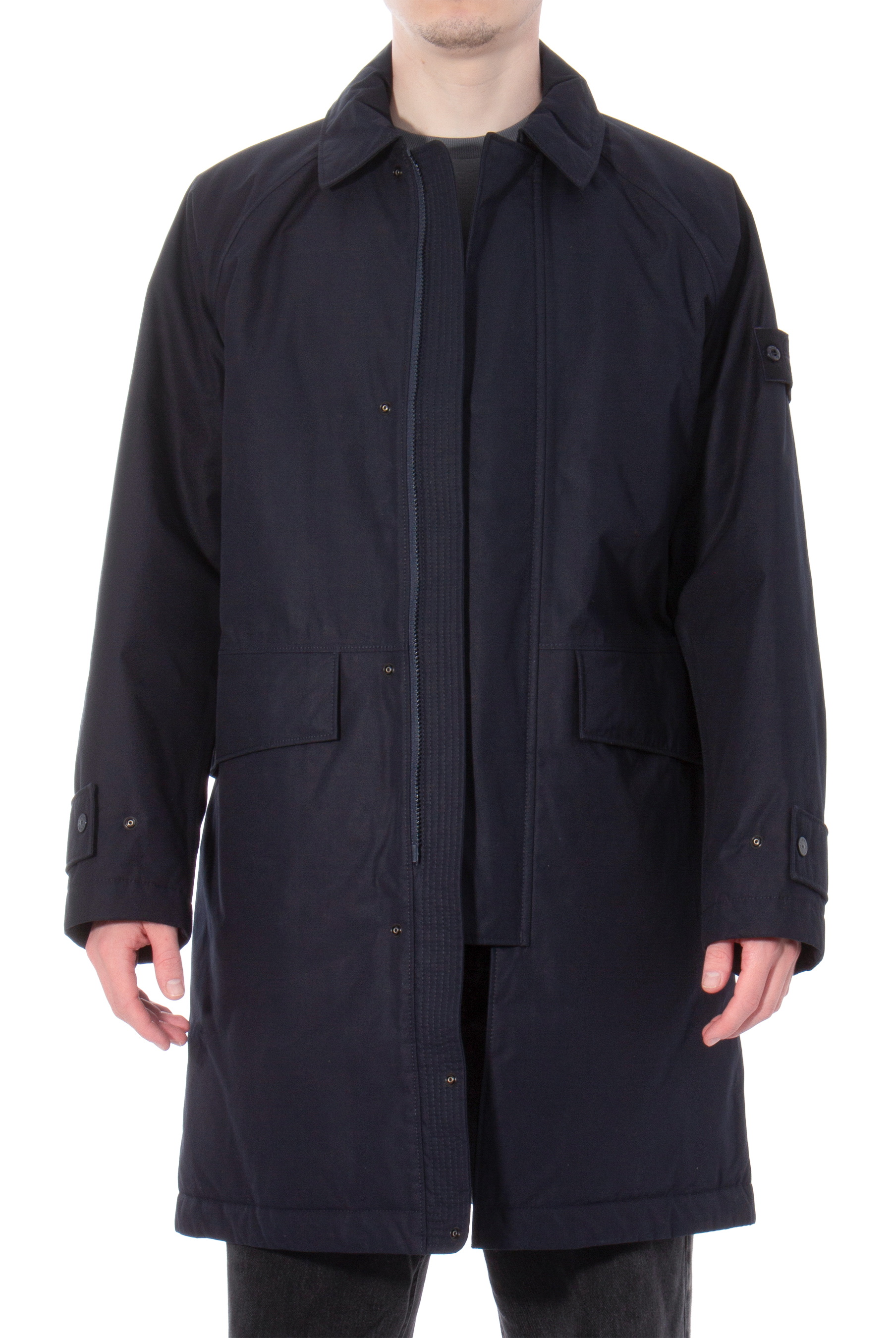 STONE ISLAND Padded Ghost Piece Cotton Coat