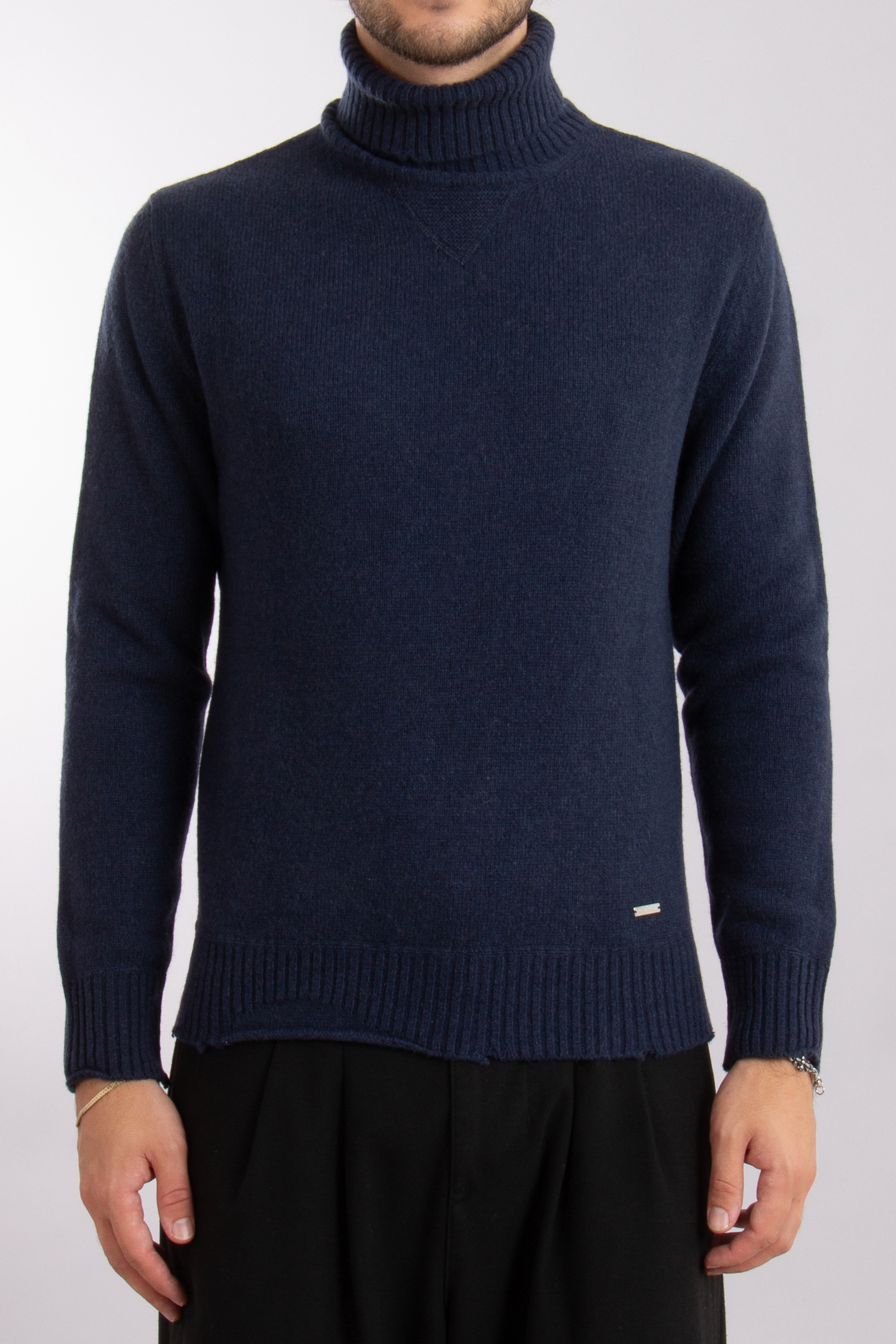 DSQUARED2 Wool-Cashmere Blend Turtleneck Sweater