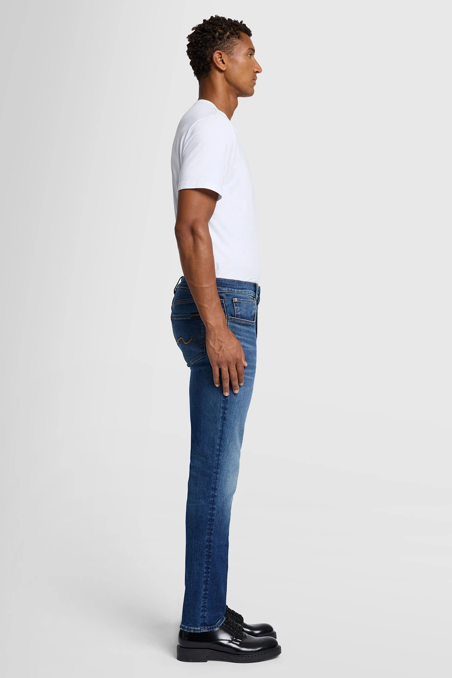 7 FOR ALL MANKIND Luxe Performance Denim Jeans Slimmy Tapered