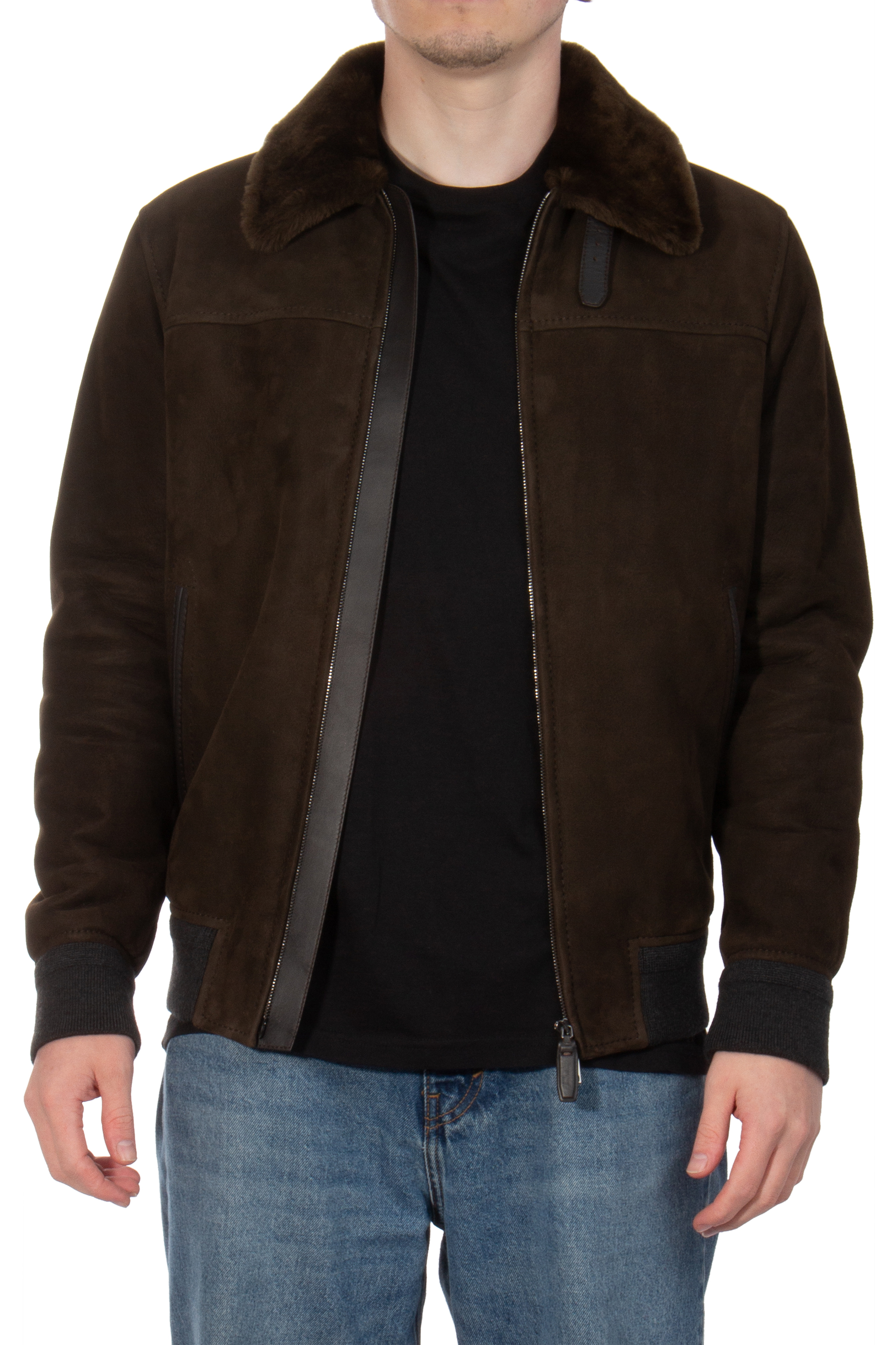 BRIONI Padded Shearling Blouson