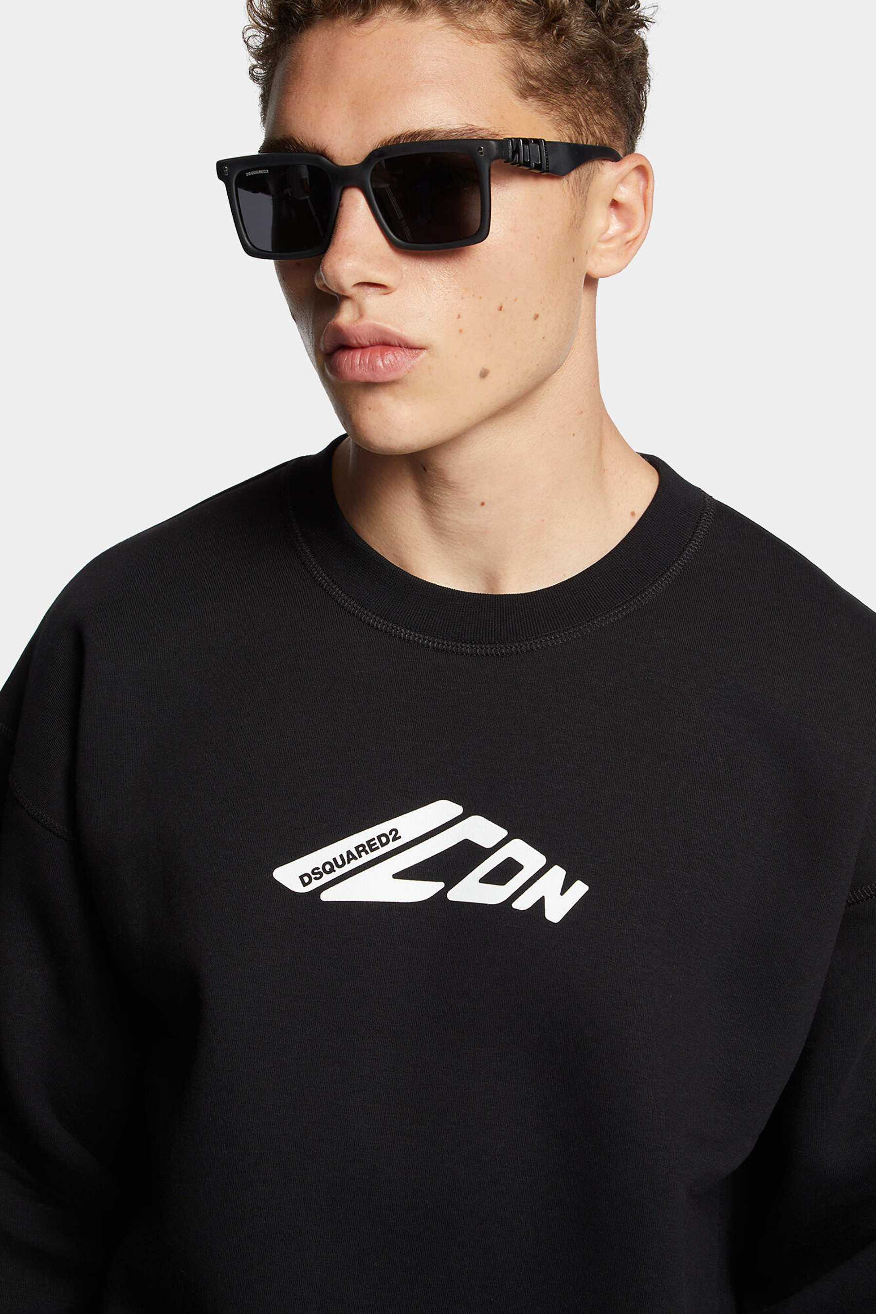 DSQUARED2 Icon New Generation Relax Fit Cotton Blend Sweatshirt