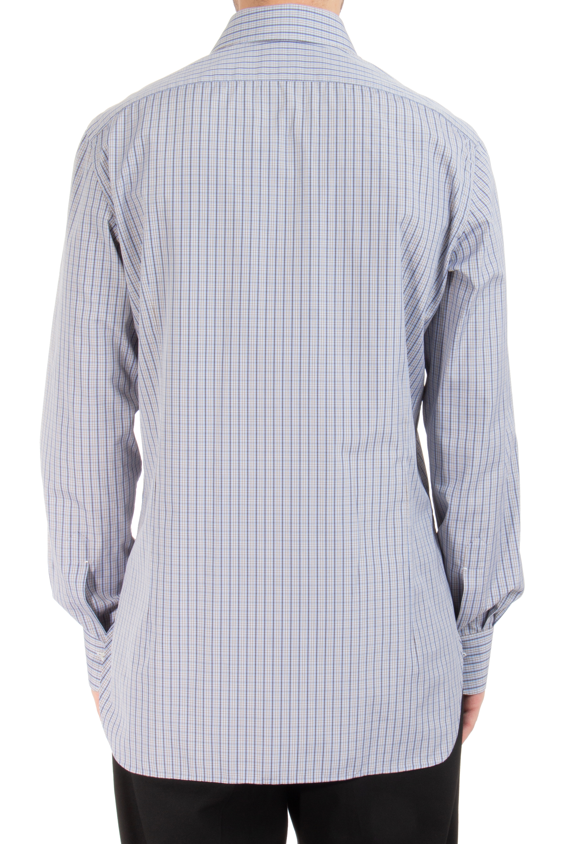 KITON Checked Cotton Shirt