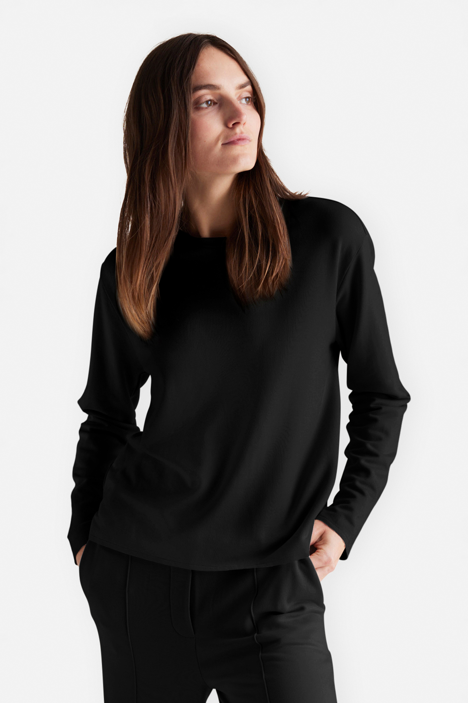 IHEART Viscose Stretch Sweatshirt Violettene