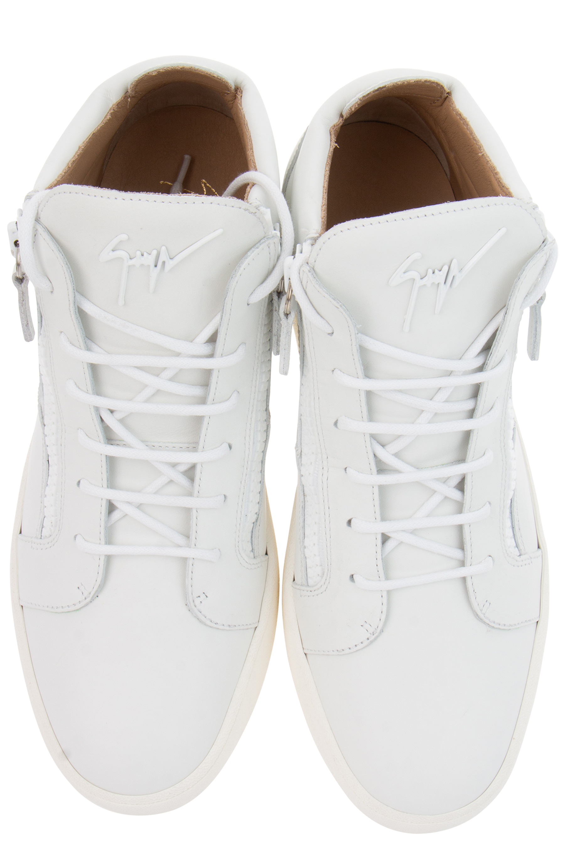 GIUSEPPE ZANOTTI High-Top Leather Sneakers Kriss