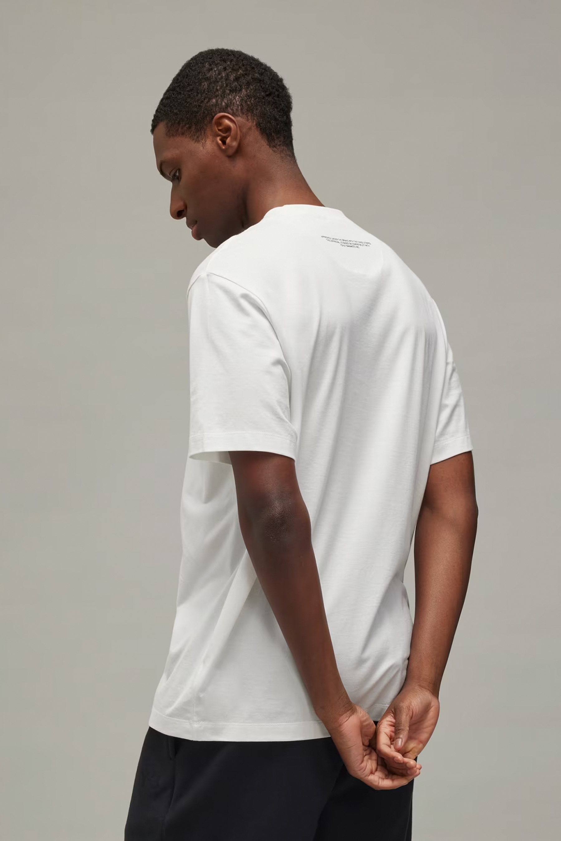 Y-3 Logo Print Cotton T-Shirt