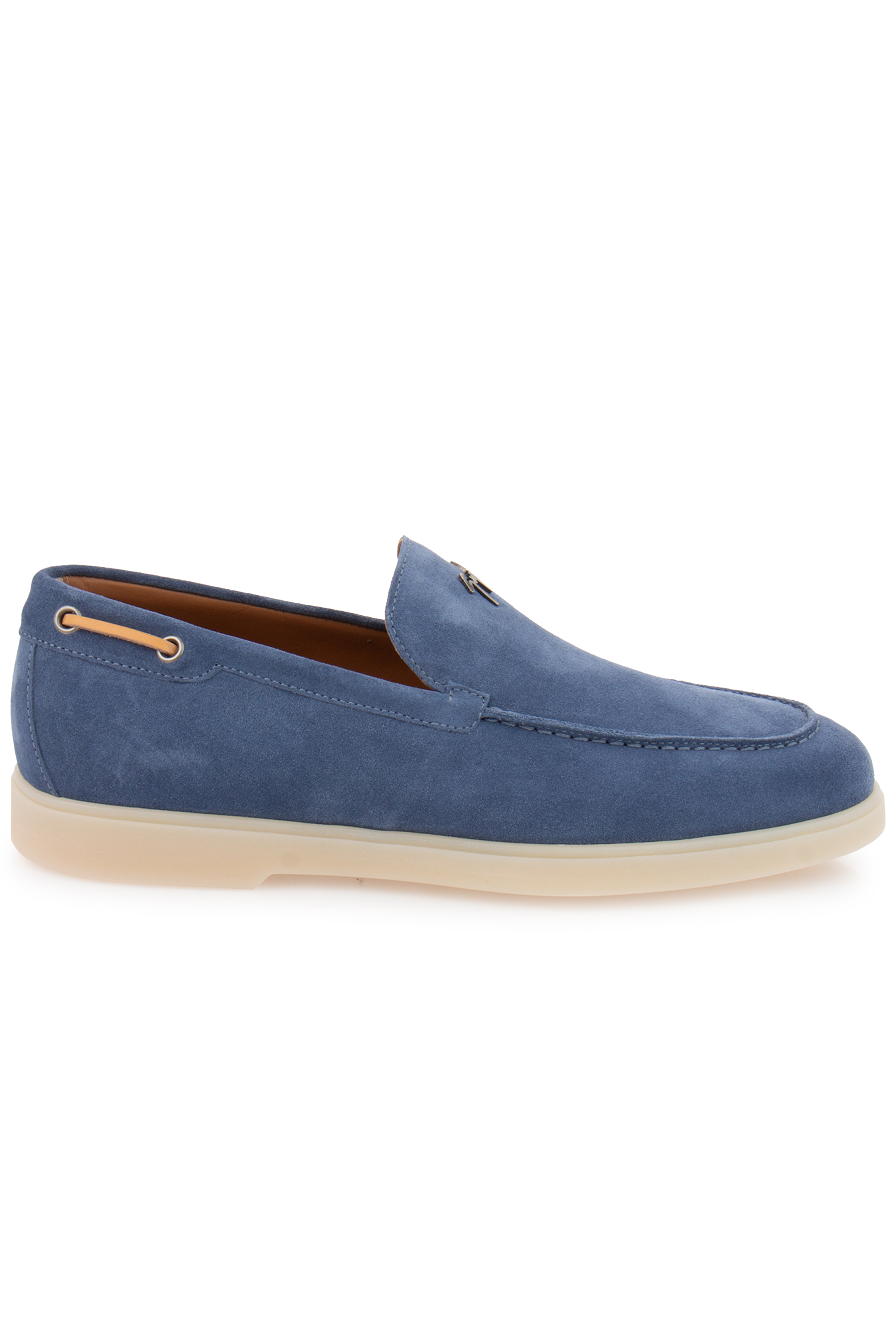 GIUSEPPE ZANOTTI Velour Boat Shoes The Maui