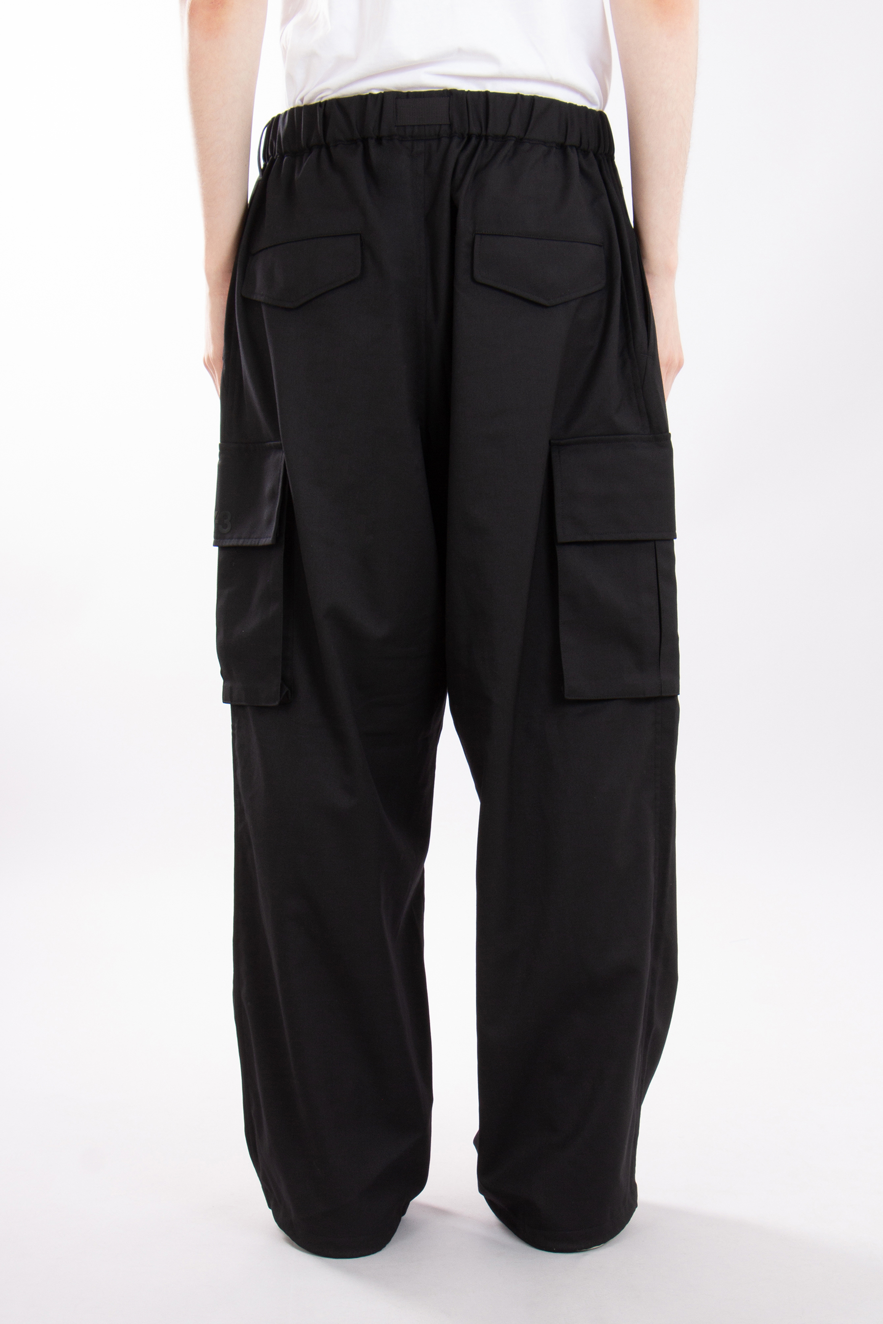 Y-3 Recycled Polyester-Wool Blend Cargo Pants