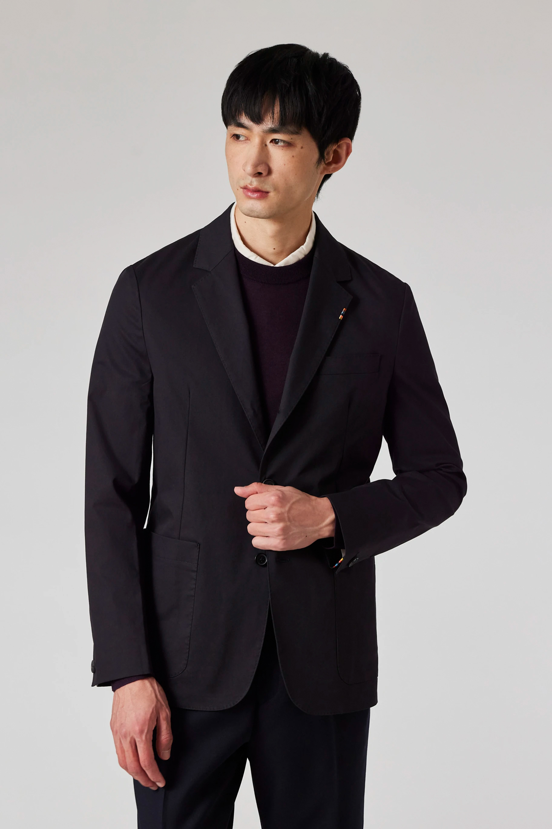 PAUL SMITH Slim Fit Organically Grown Cotton Stretch Twill Jacket