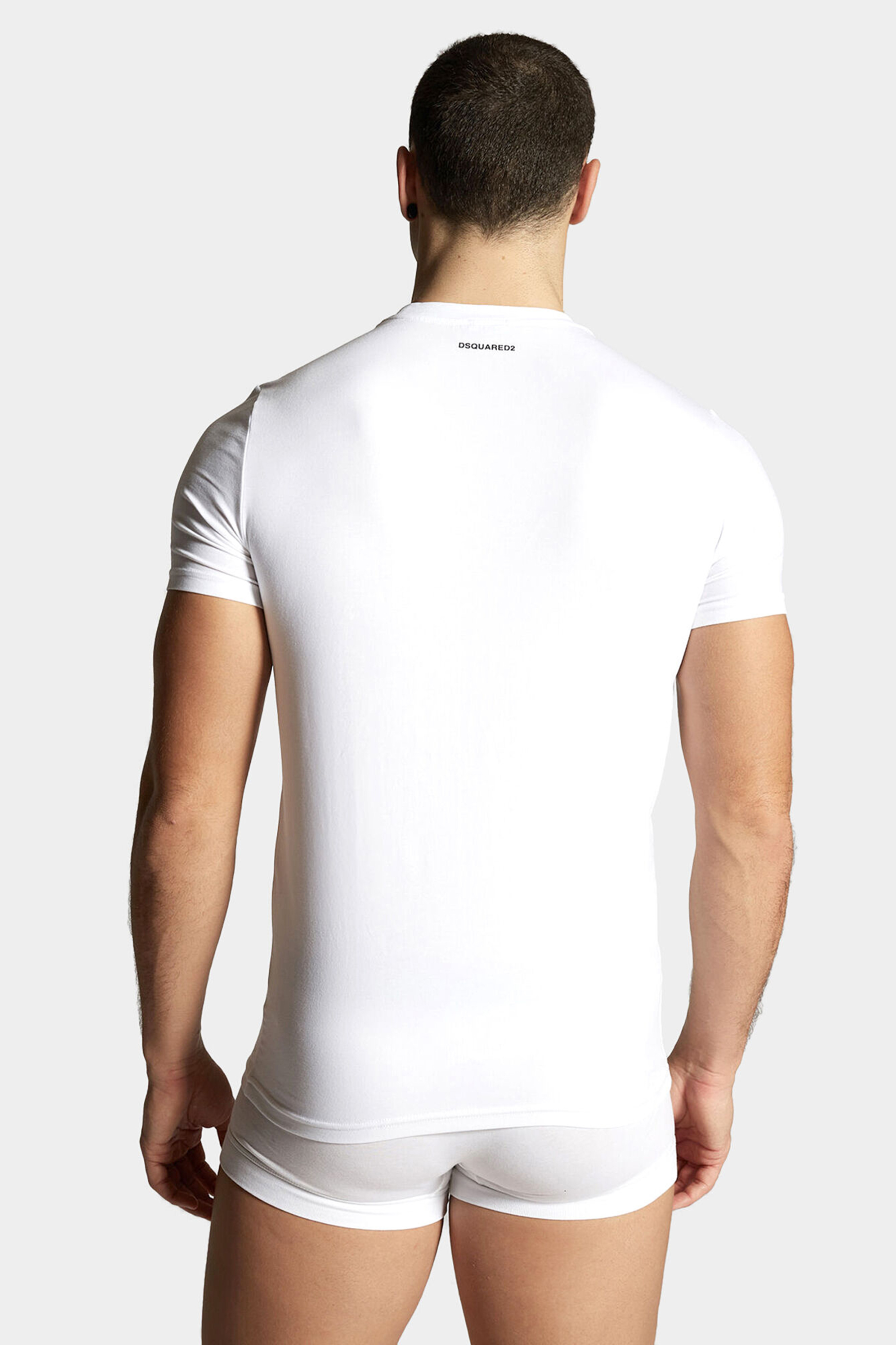 DSQUARED2 2-Pack Cotton Stretch Crew Neck T-Shirt