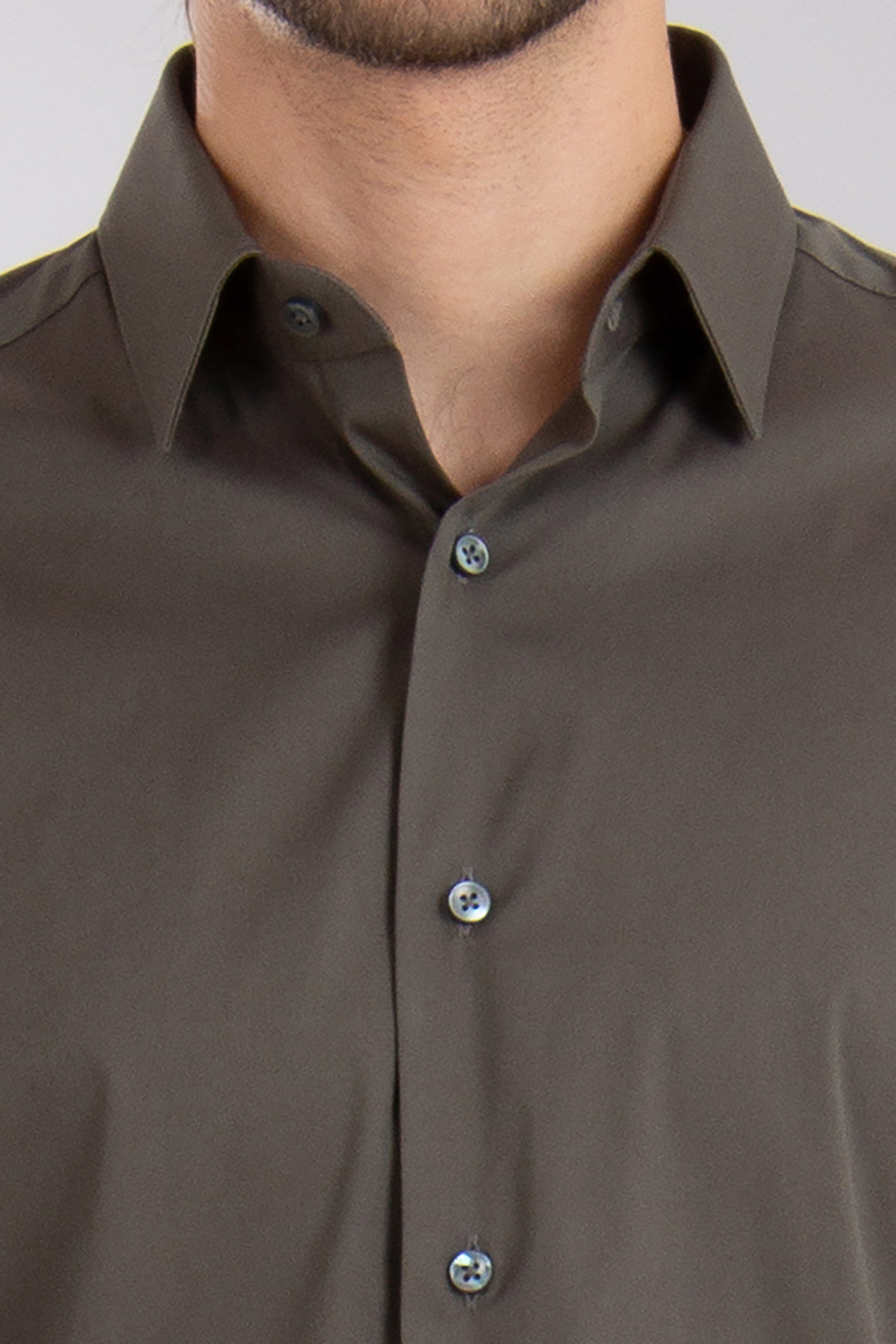 CANALI Regular Fit Cotton-Nylon-Stretch Shirt