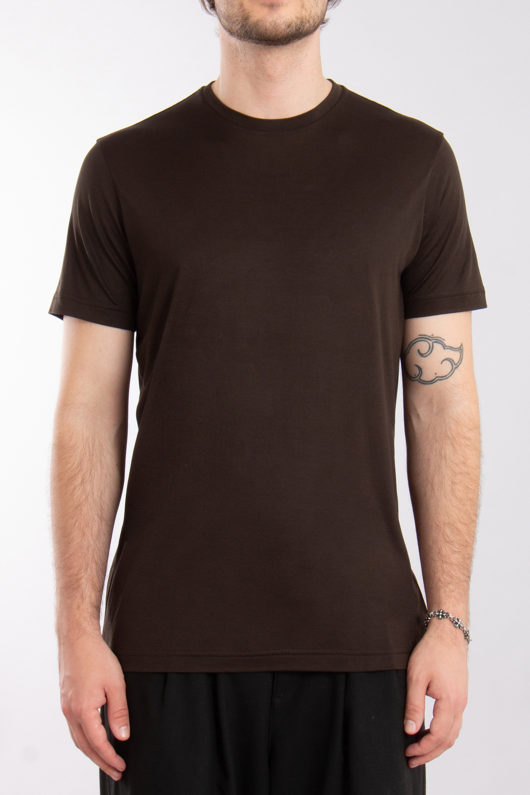 STEFAN BRANDT Silk Jersey T-Shirt Enno