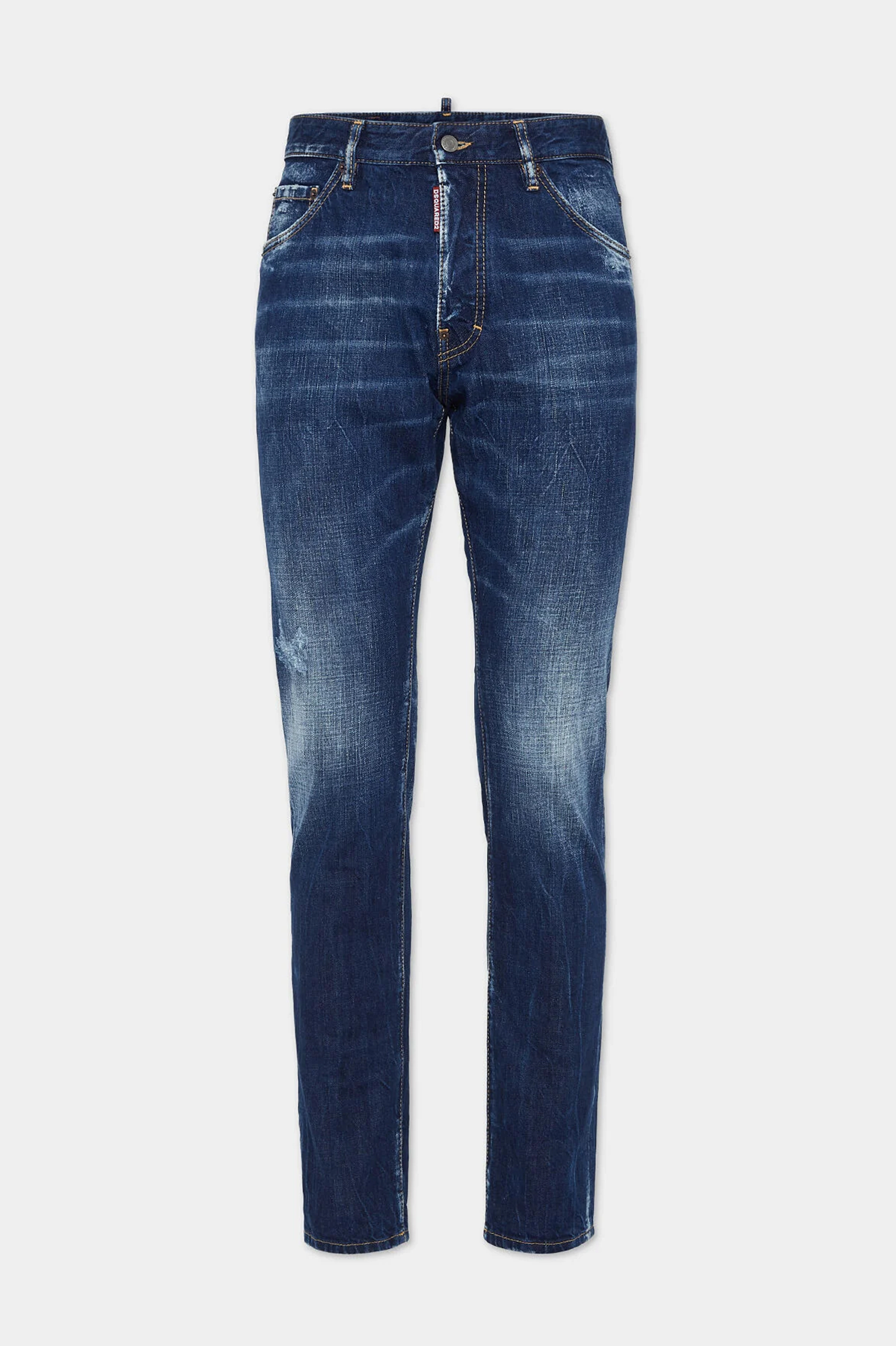 DSQUARED2 Dark Semplice Cotton Denim Cool Guy Jeans