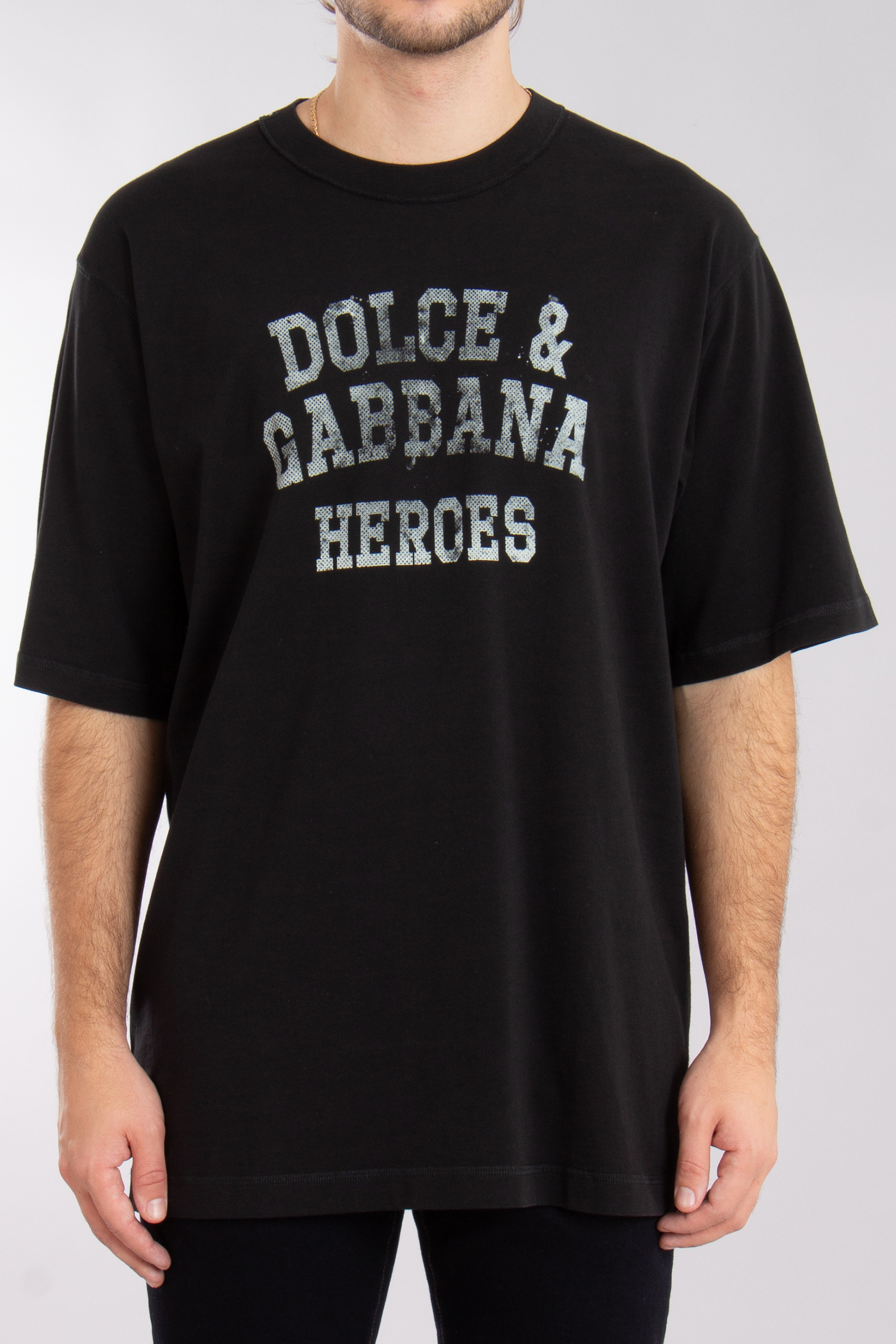 DOLCE & GABBANA Printed Cotton Jersey T-Shirt