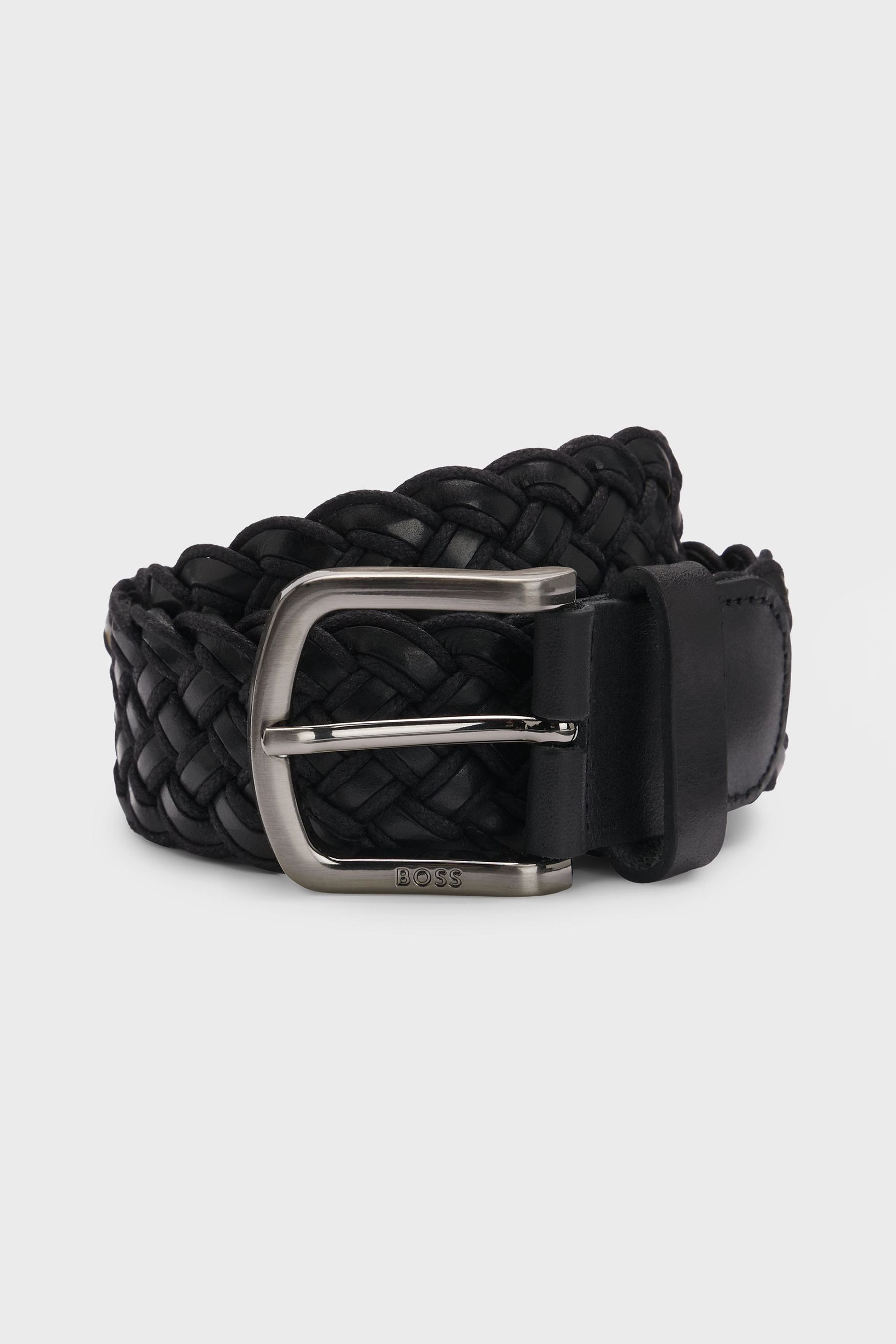 BOSS Woven Leather Belt Sash