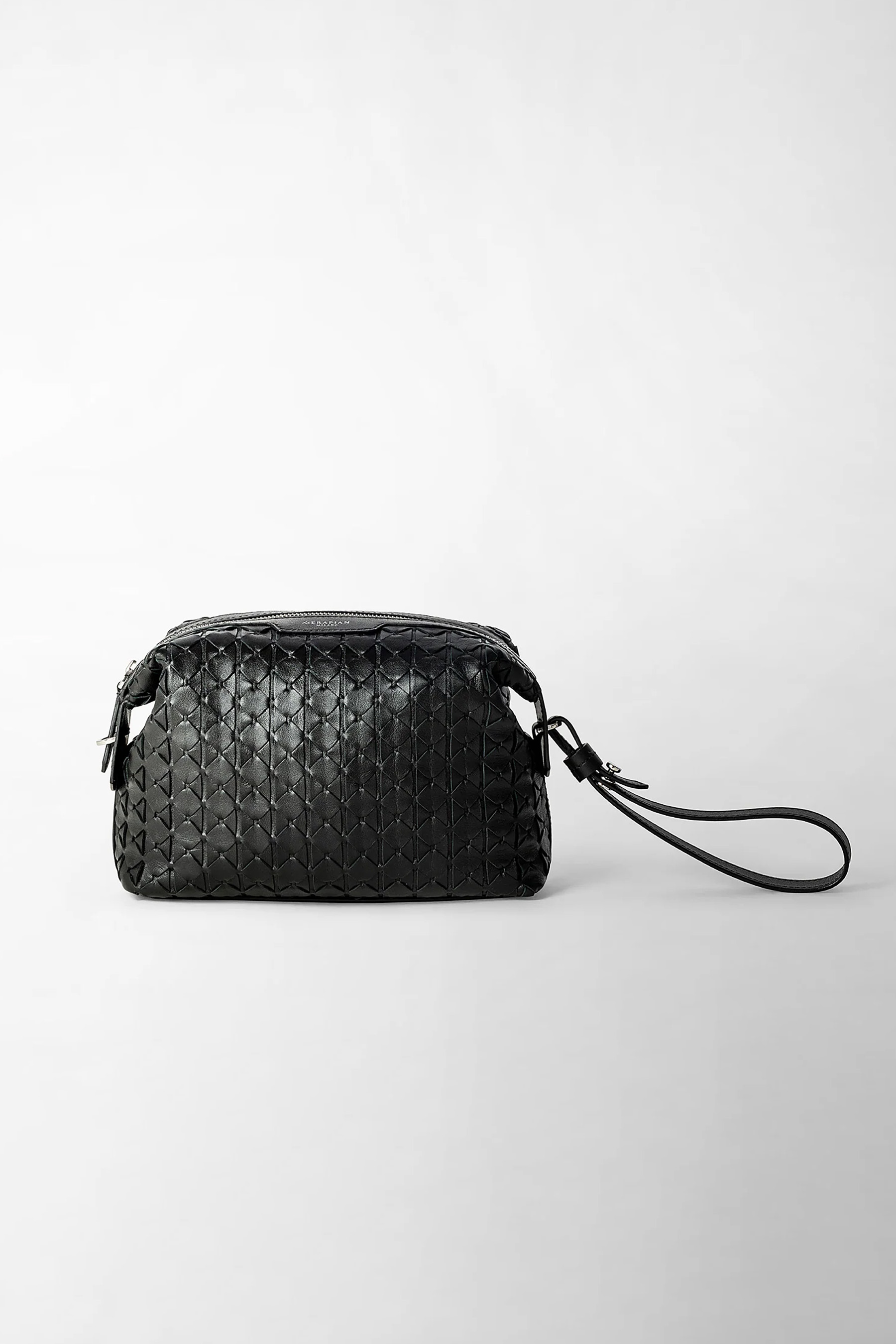 SERAPIAN 2-in-1 Mosaico Leather Clutch