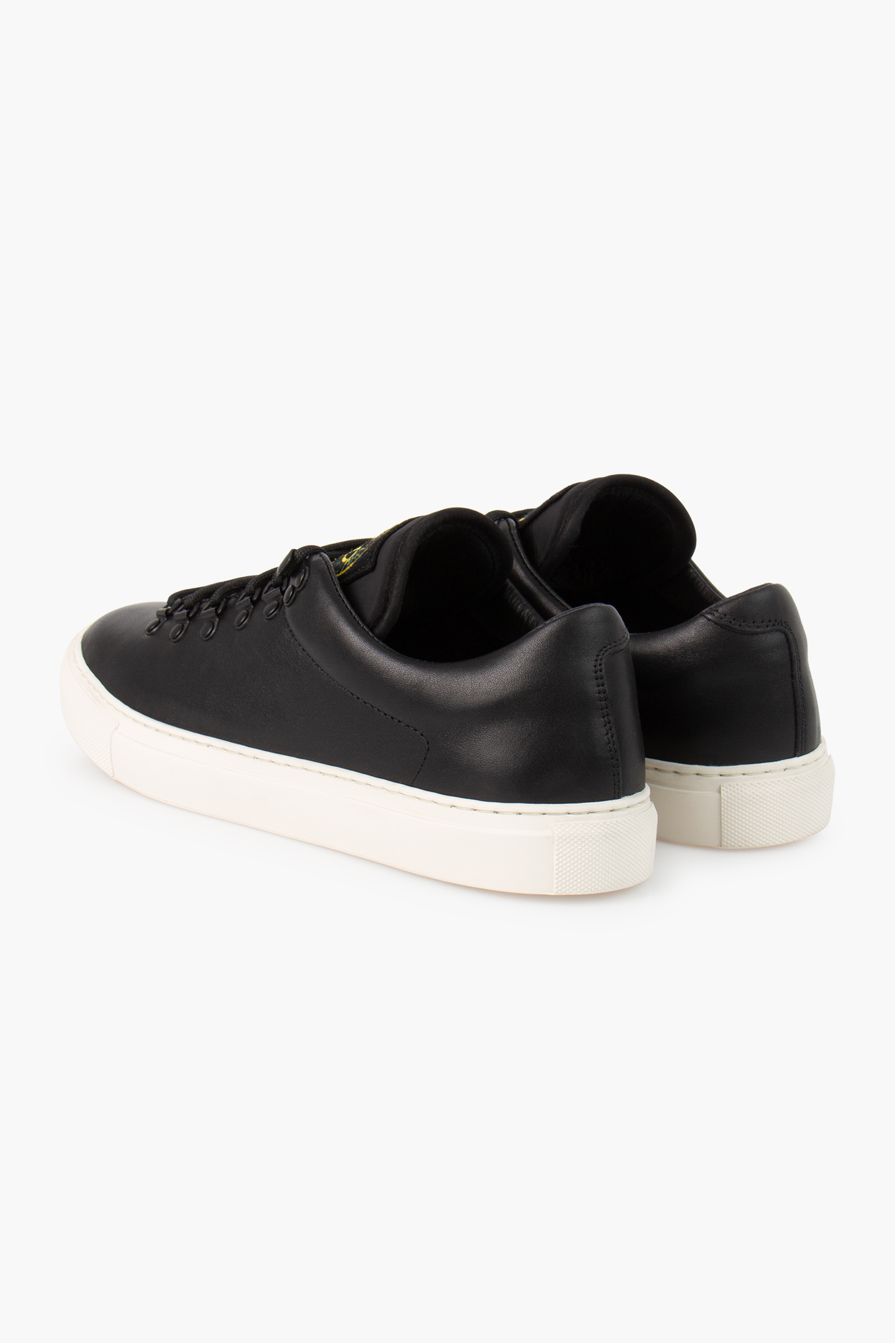 STONE ISLAND Low Cut Leather Sneakers