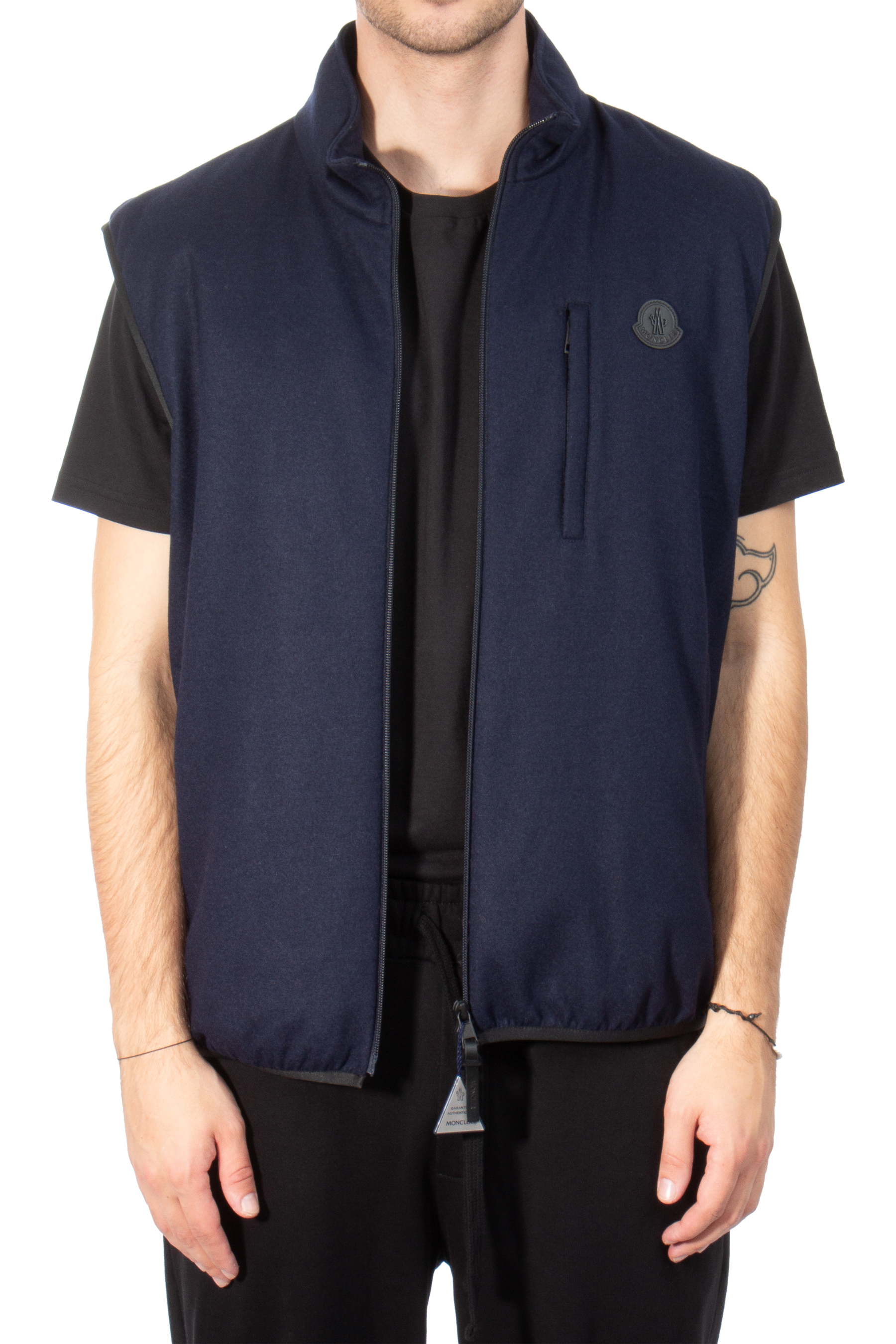 MONCLER Tumba Cashmere Jersey Down Vest