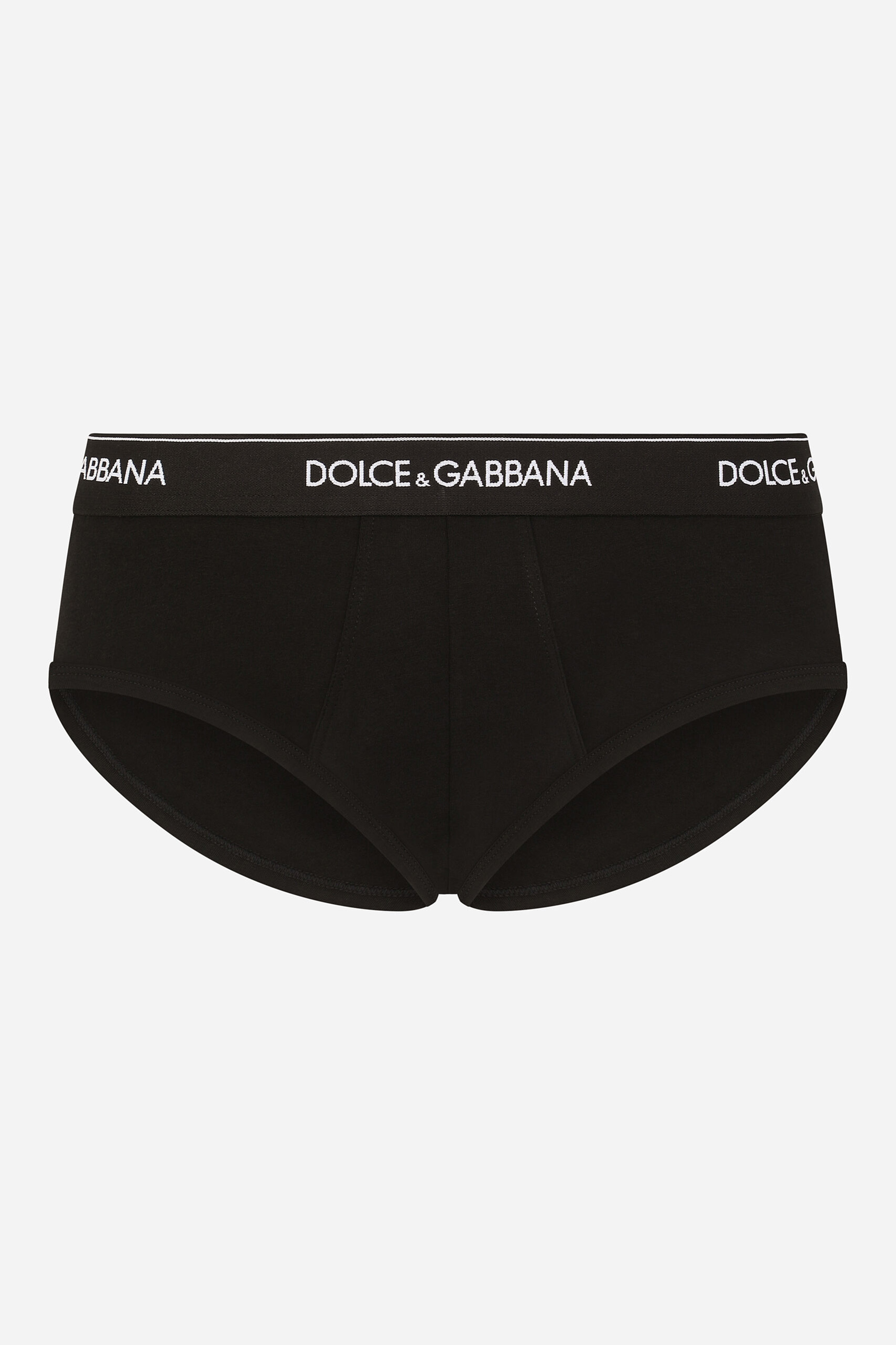 DOLCE & GABBANA 2-Pack Cotton Stretch Jersey Mid-Rise Briefs